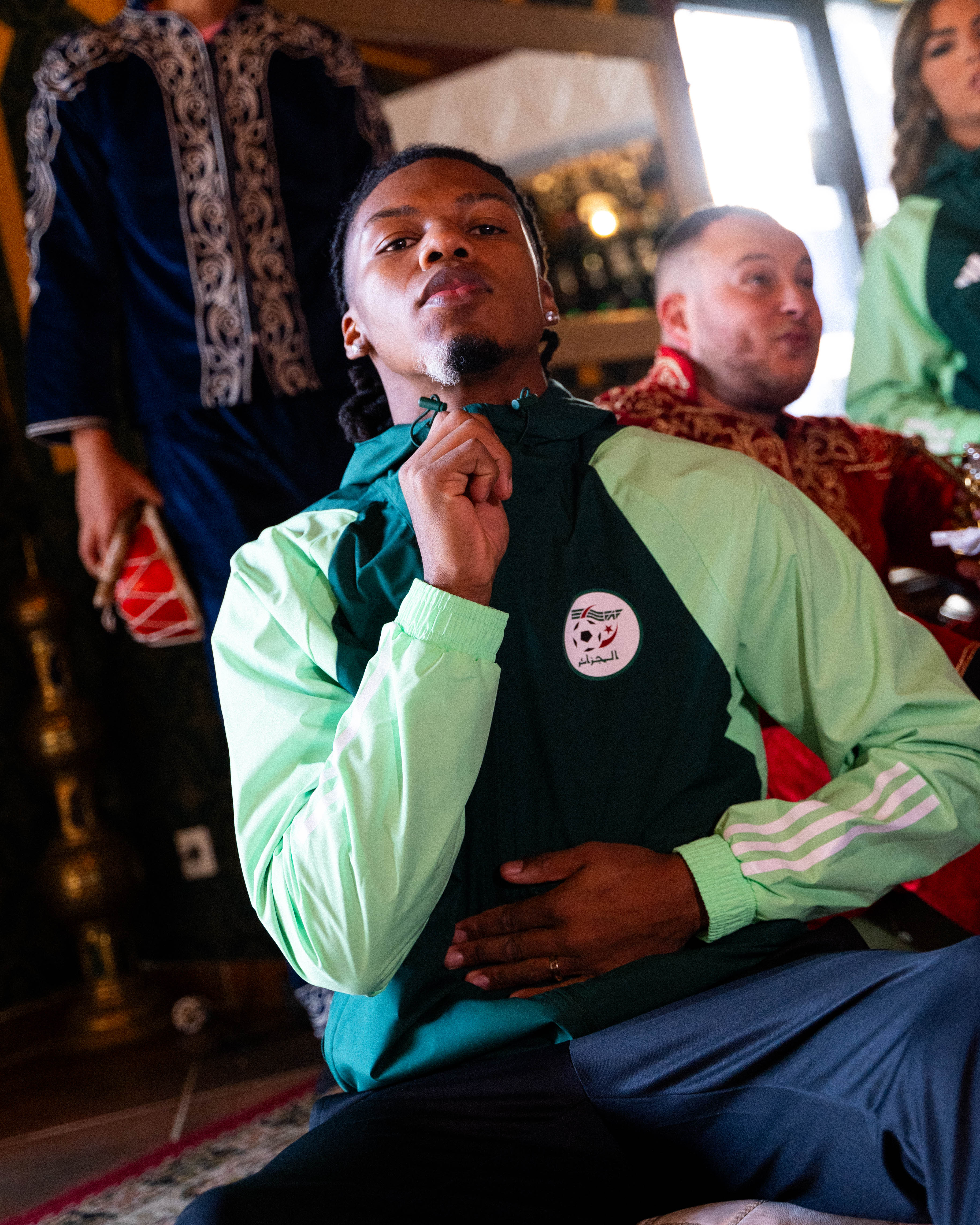 Algeria 2023/2024 Windbreaker Jacket - Green