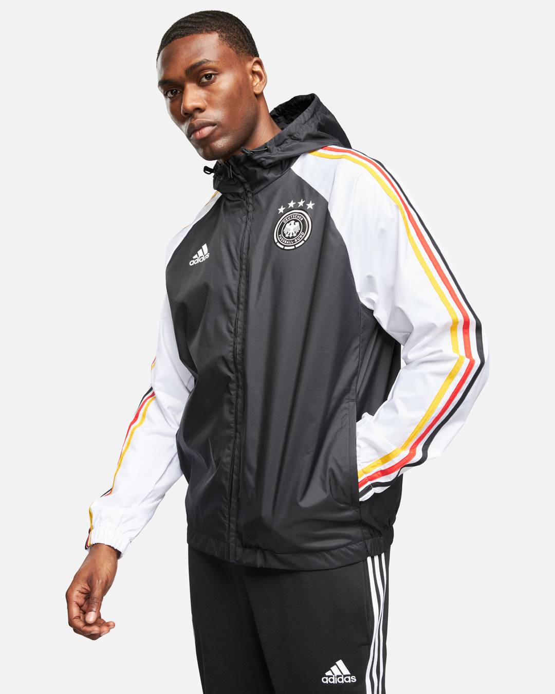 Veste Coupe-Vent Allemagne 2024 - Gris/Blanc