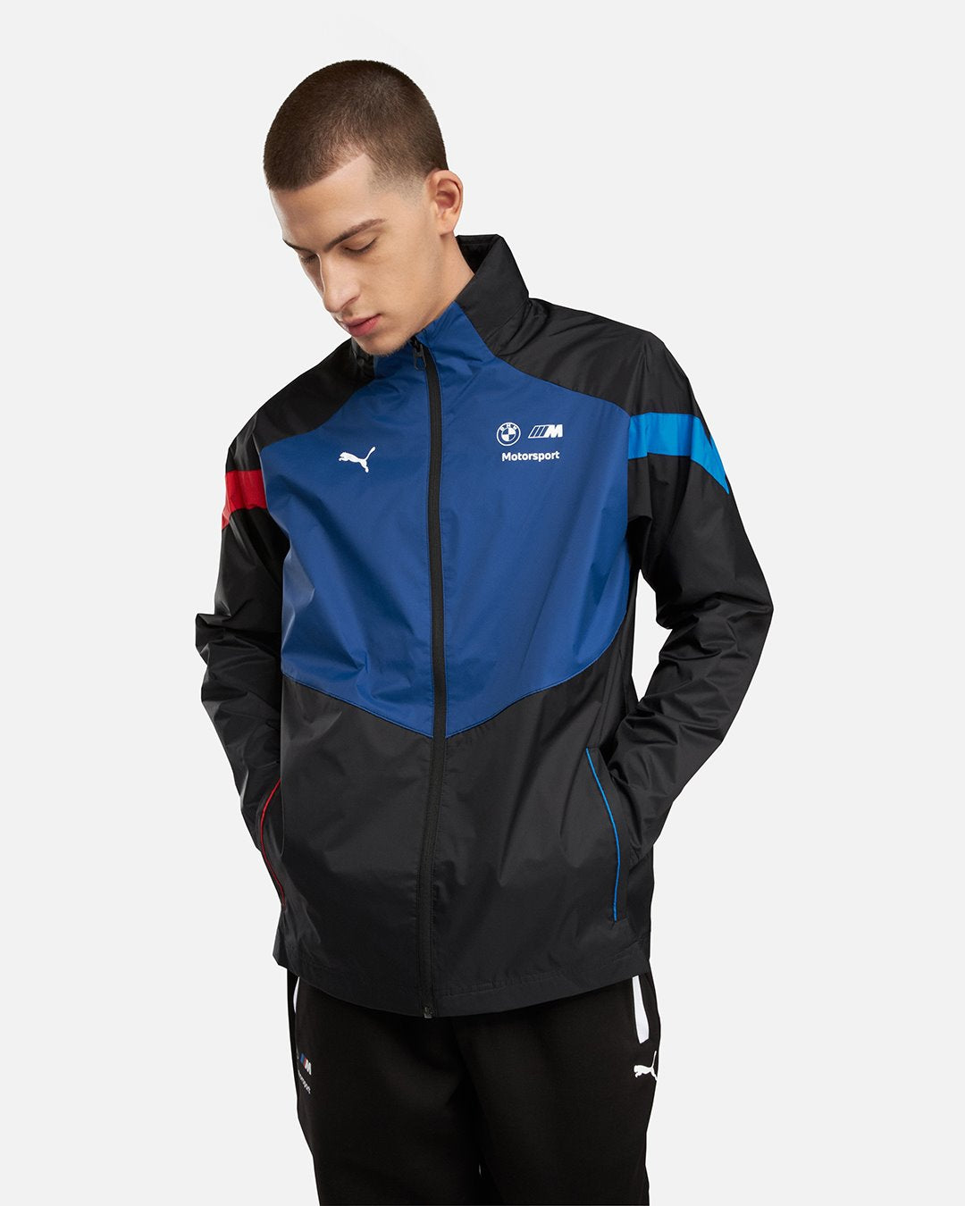 Veste Coupe-Vent BMW Motorsport - Noir/Bleu