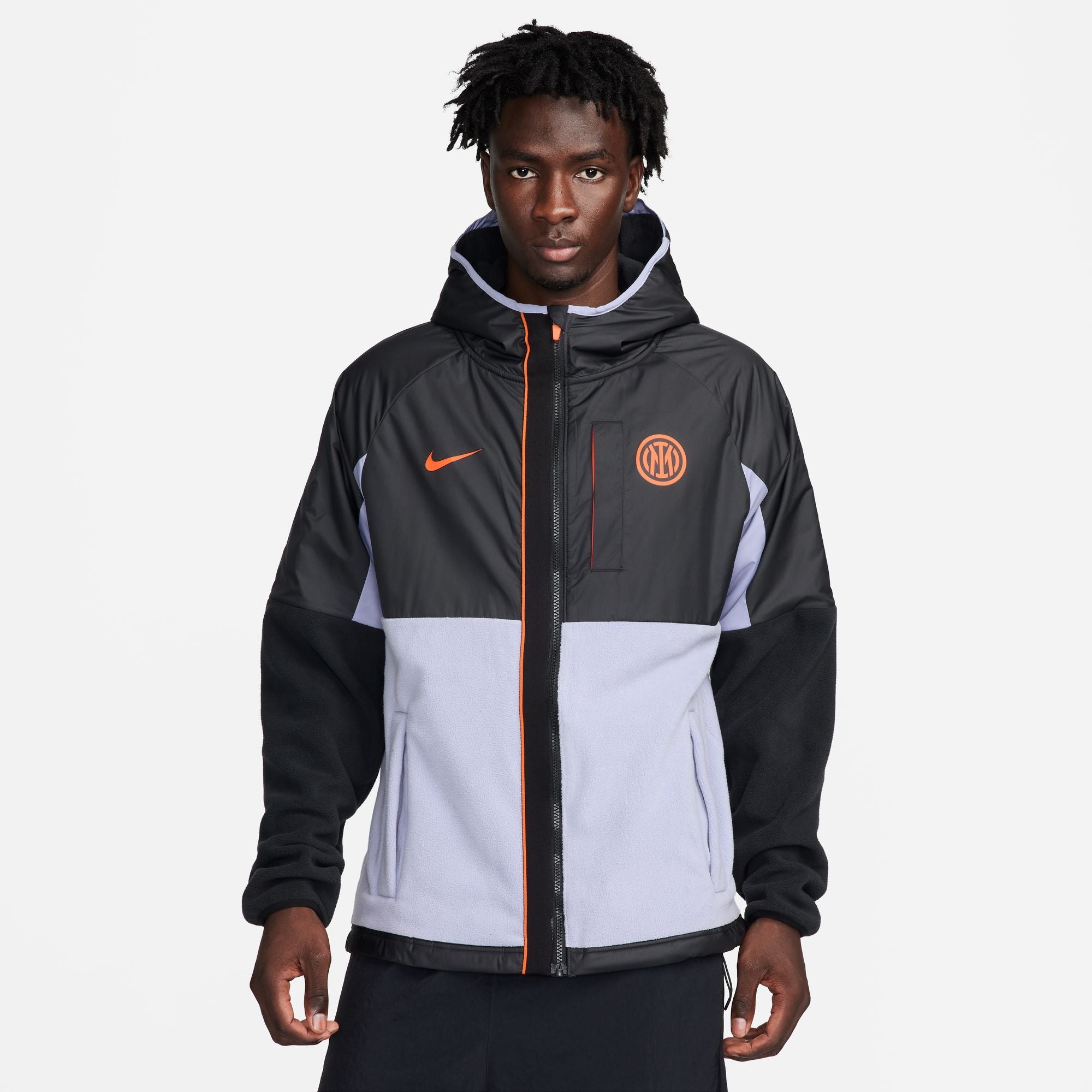 Veste Coupe-vent Inter Milan 2023/2024 - Noir/Blanc/Orange