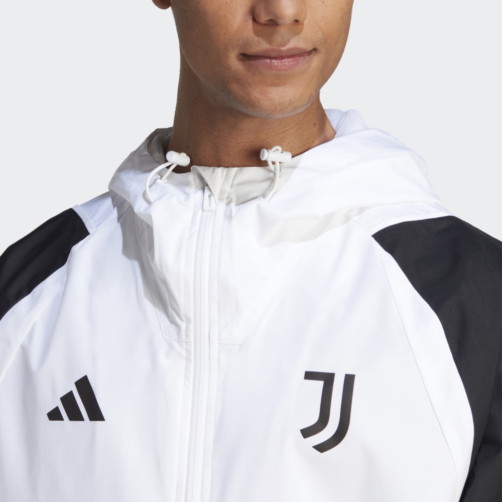 Chaqueta cortavientos Juventus 2023/2024 - Blanco/Negro