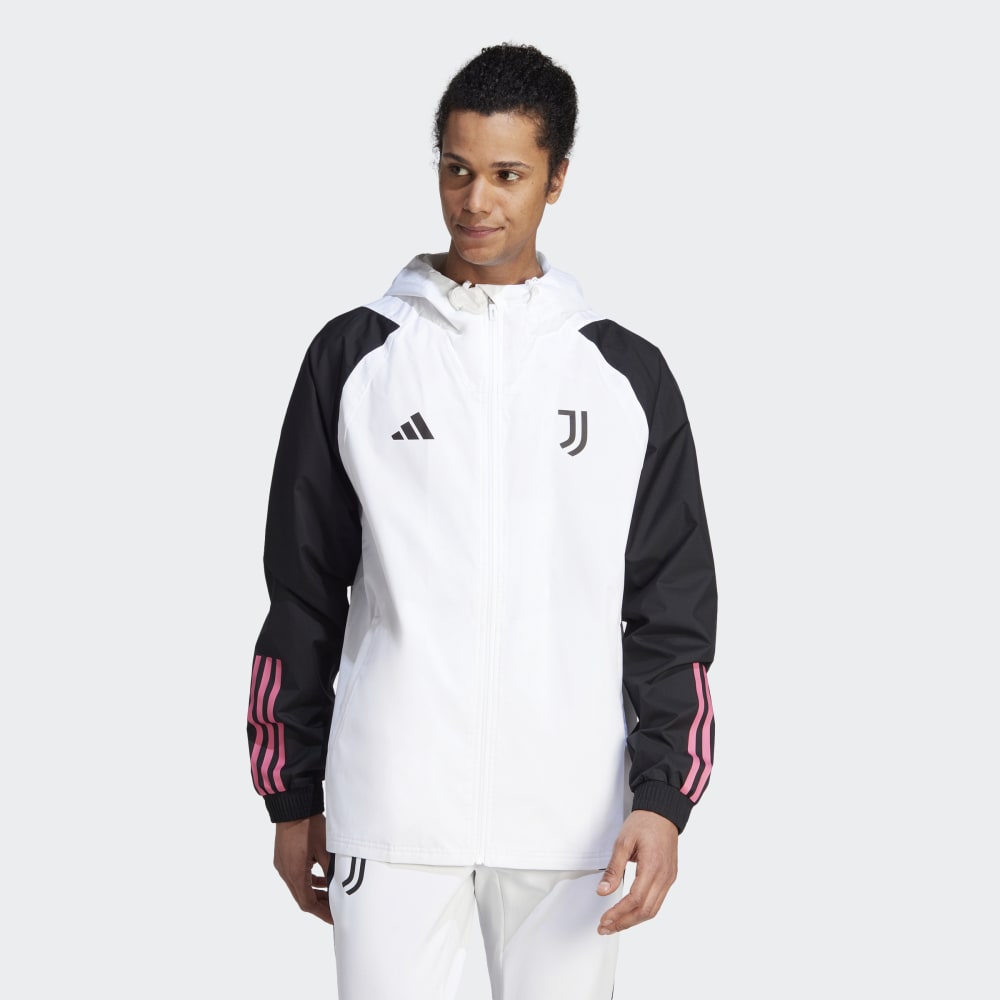 Chaqueta cortavientos Juventus 2023/2024 - Blanco/Negro