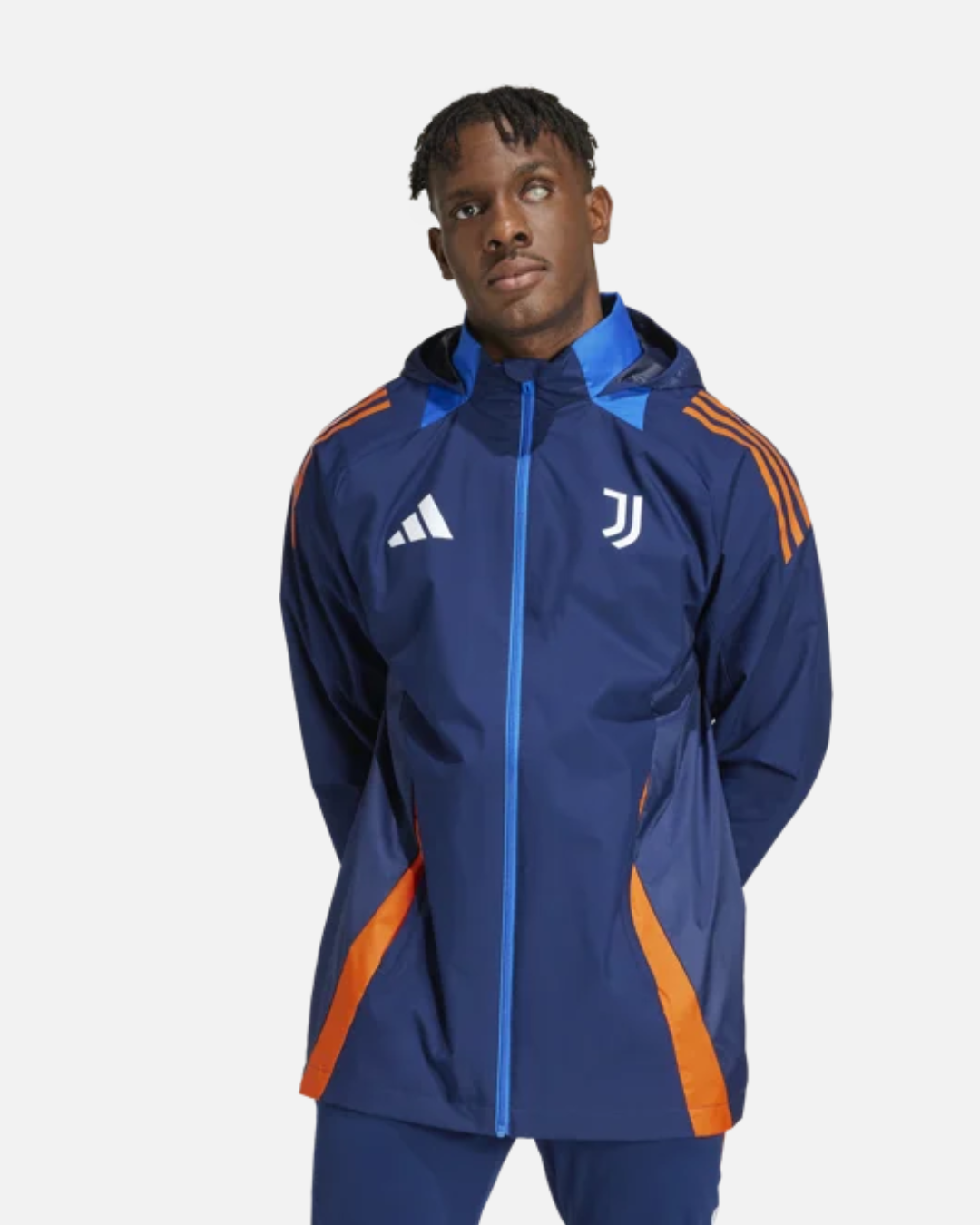Giacca a vento Juventus 2024 2025 Blu Arancione