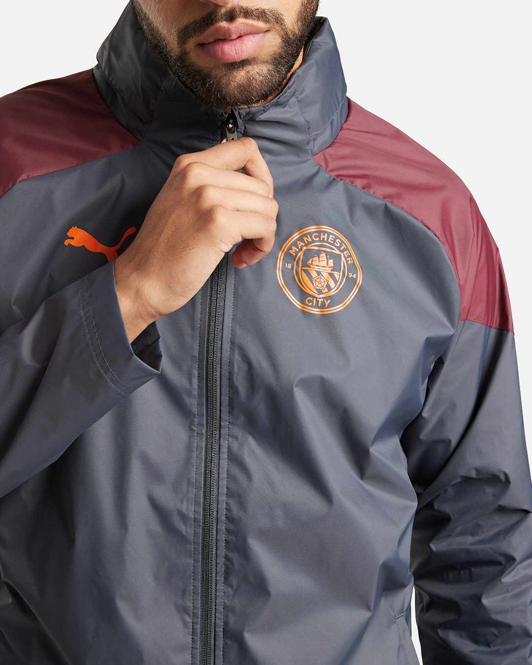 Chaqueta Cortavientos Manchester City - Gris