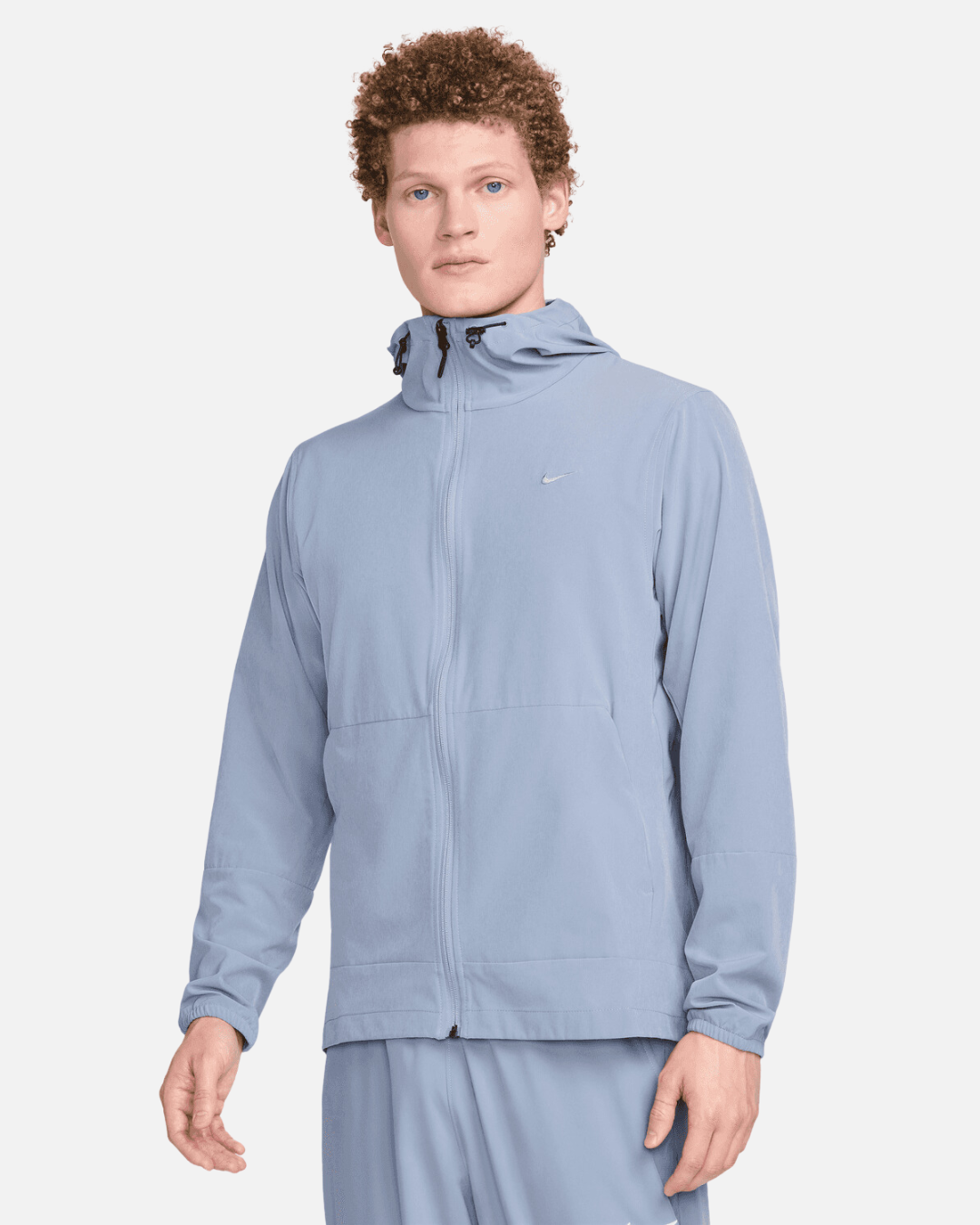 Light blue and dark blue nike windbreaker shop