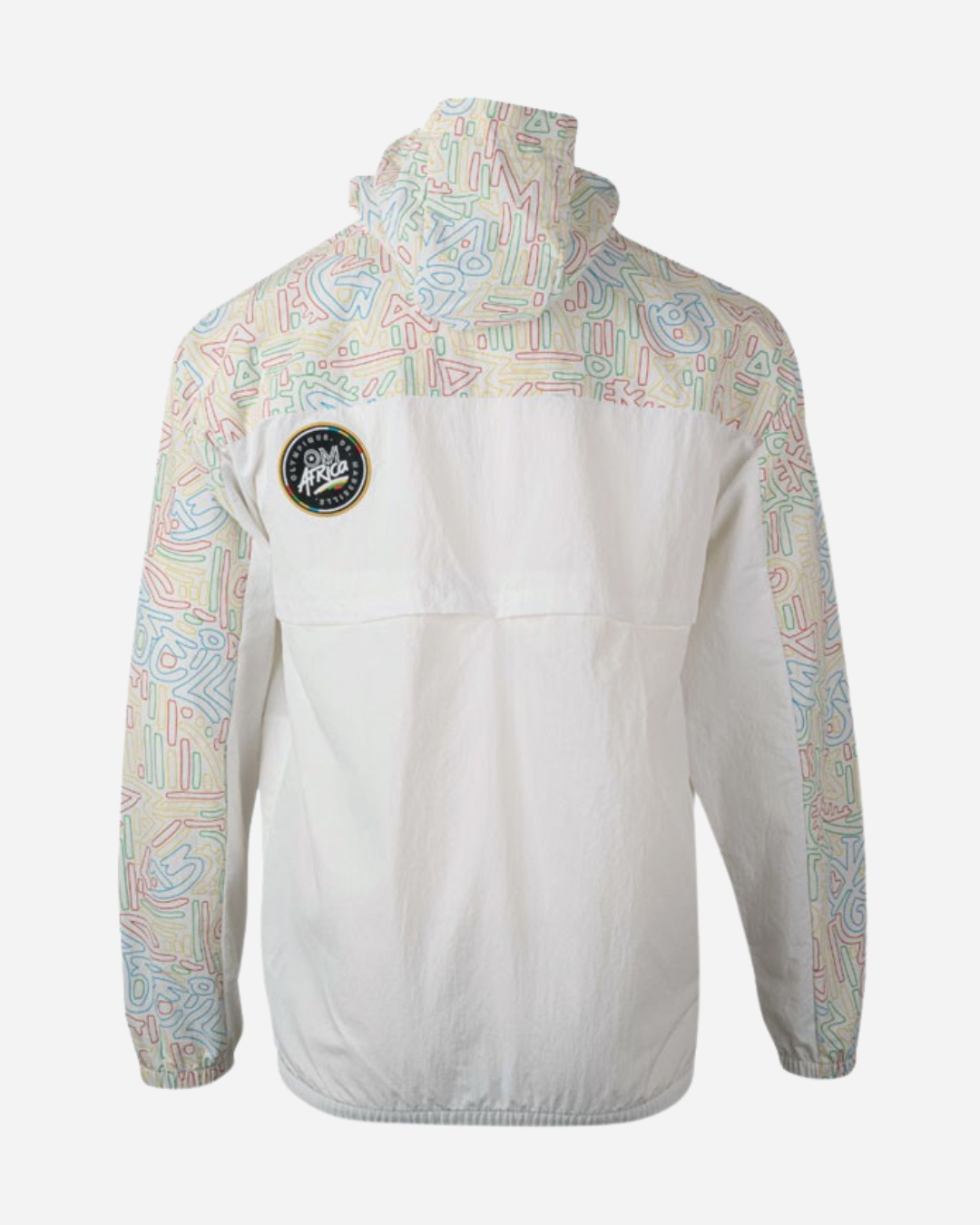 Veste Coupe-Vent OM x Africa 2024 - Blanc/Multicolore