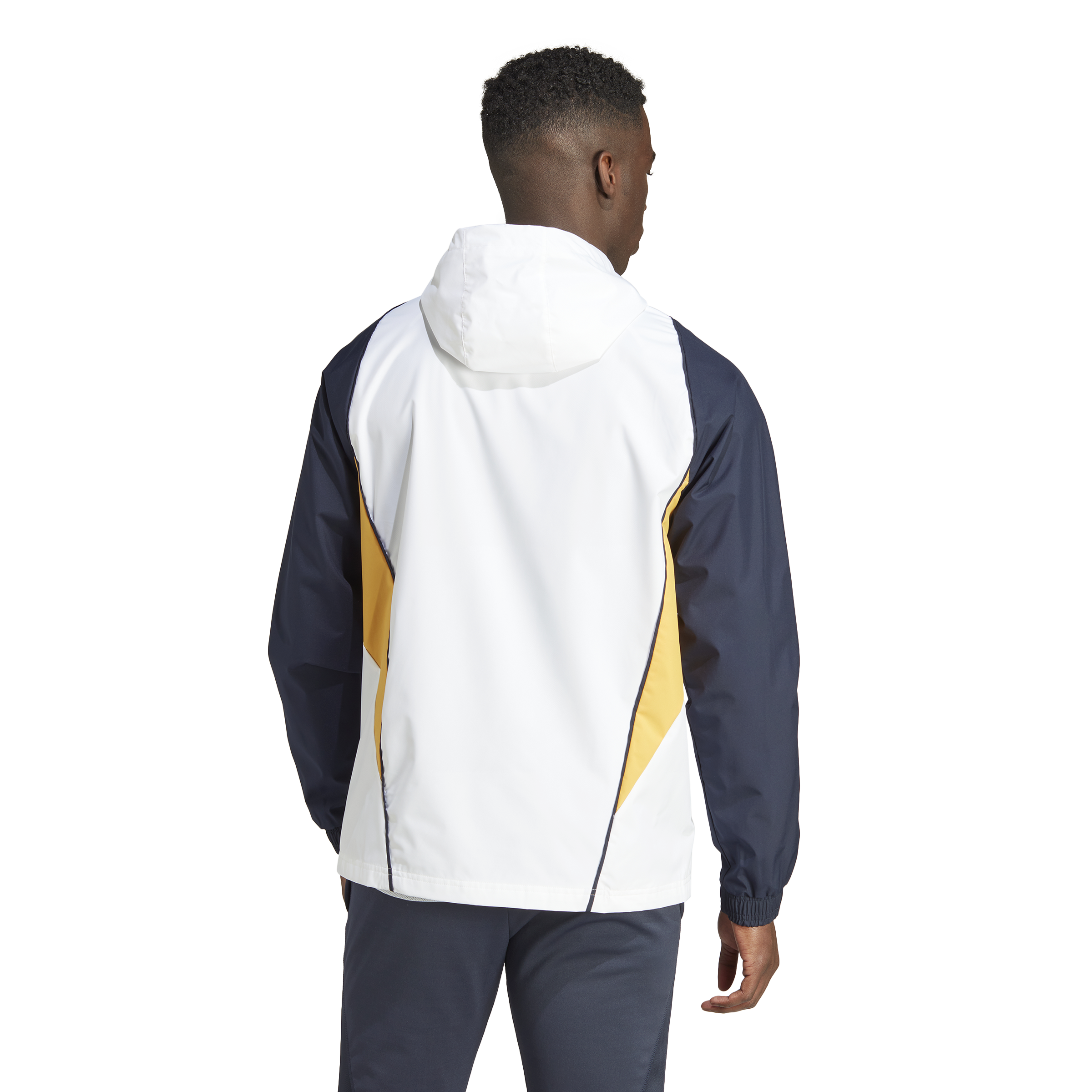 Real Madrid Windjacke 2023/2024 – Weiß/Blau/Gelb