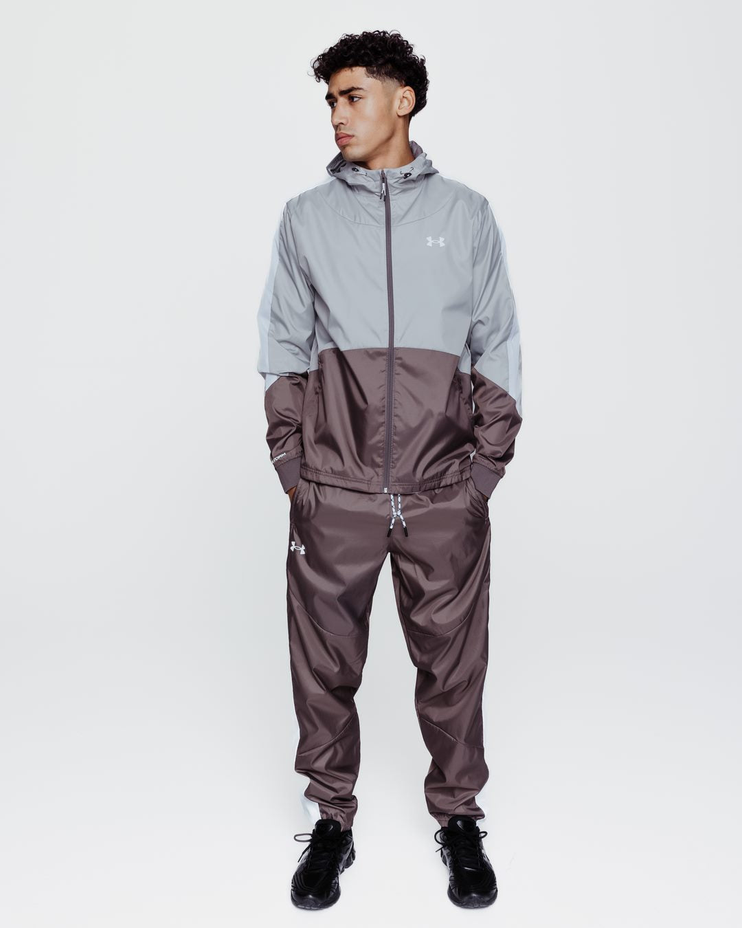 Veste Coupe-Vent Under Armour Legacy - Marron/Gris