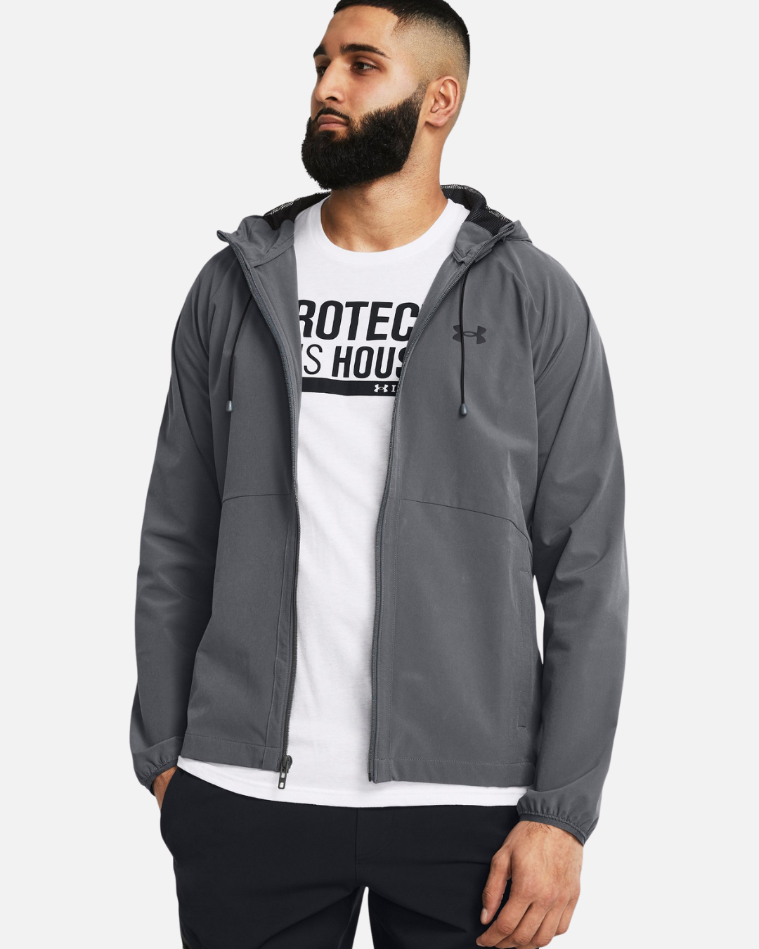 Veste Coupe-Vent Under Armour Stretch Woven - Gris