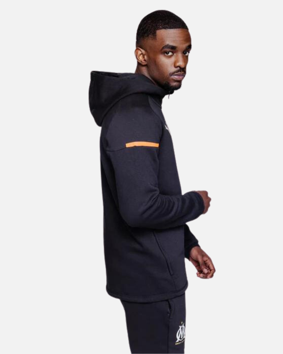 Veste d'entrainement OM 203/2024 - Noir/Orange