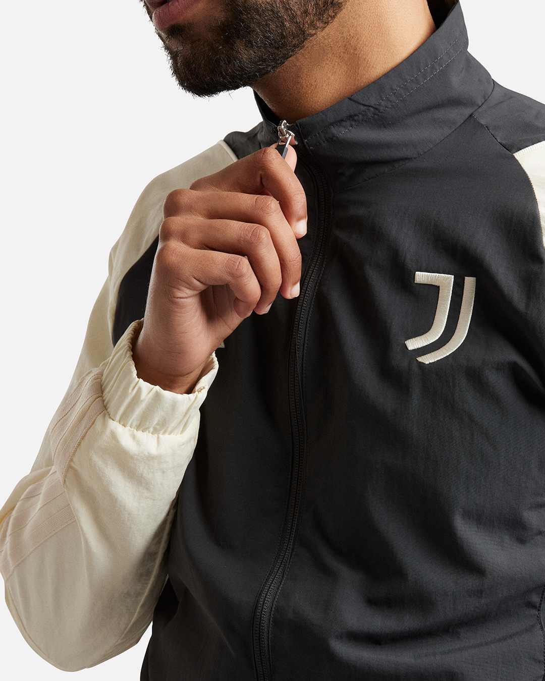Juventus Track Jacket - Grey/White