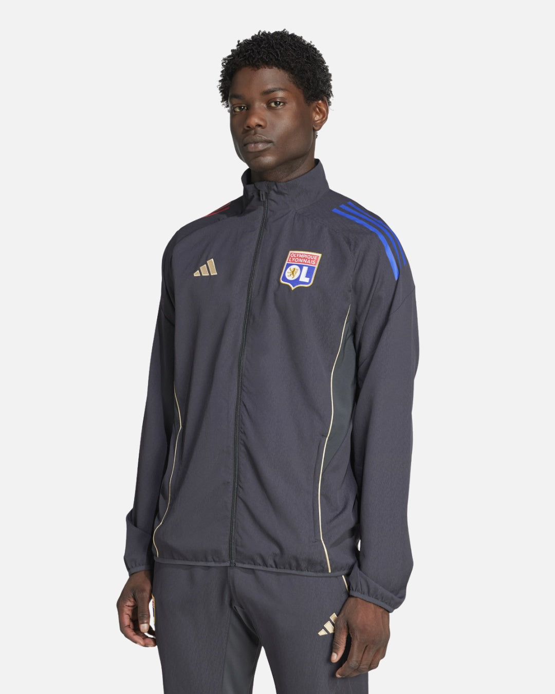 OL 2025/2026 Tracksuit Jacket - Grey
