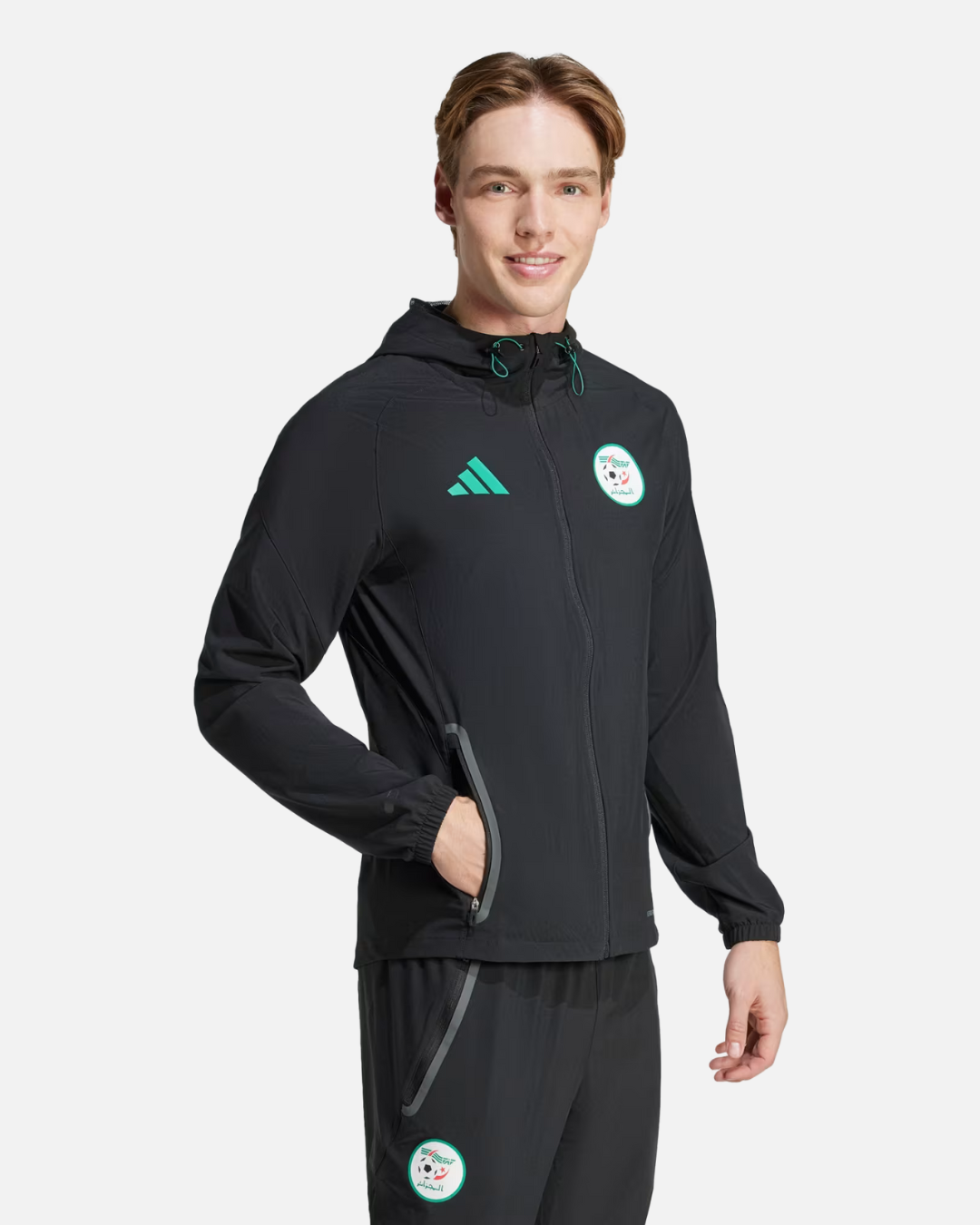 Chaqueta de chándal Argelia 2024/2025 - Negro