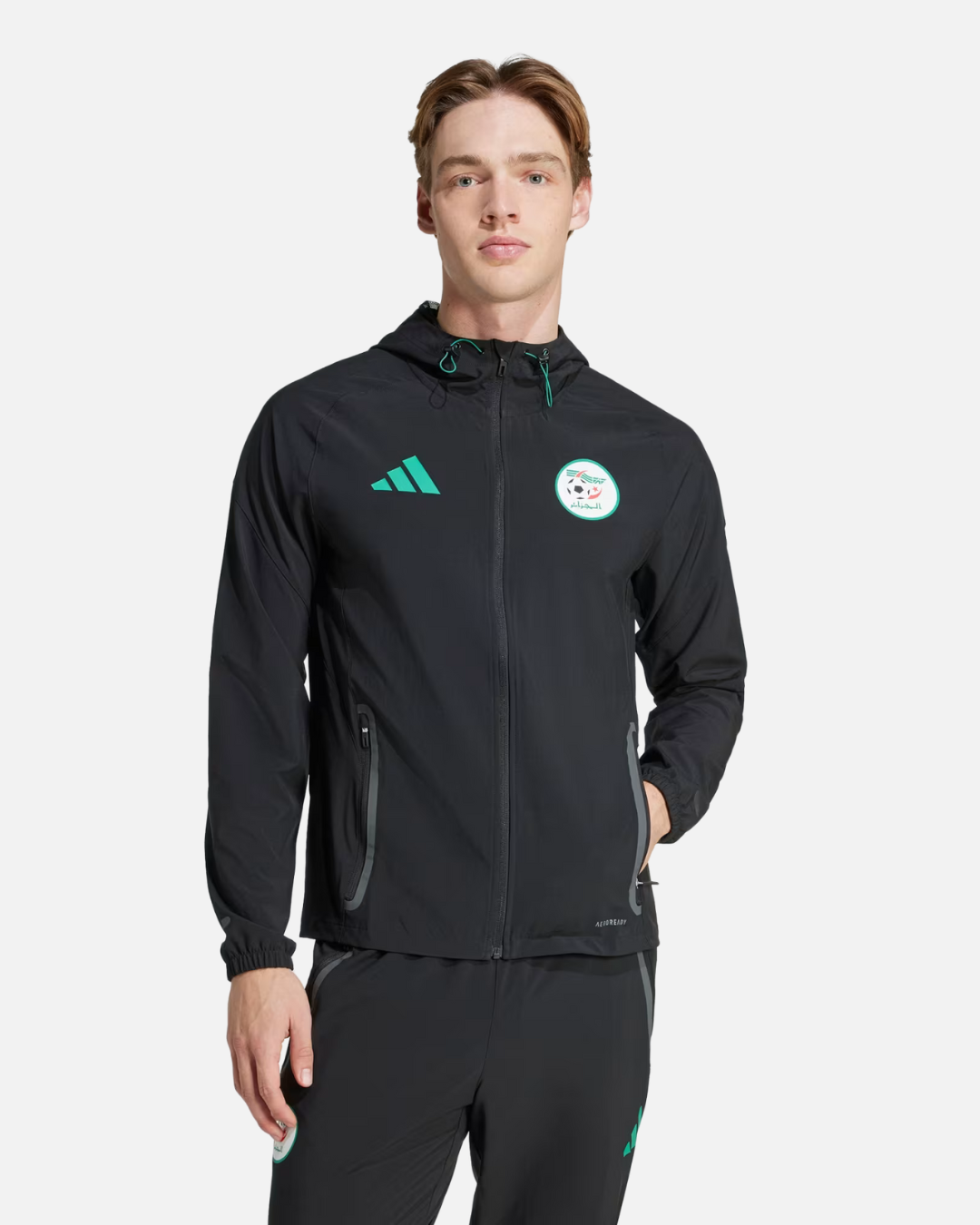 Chaqueta de chándal Argelia 2024/2025 - Negro