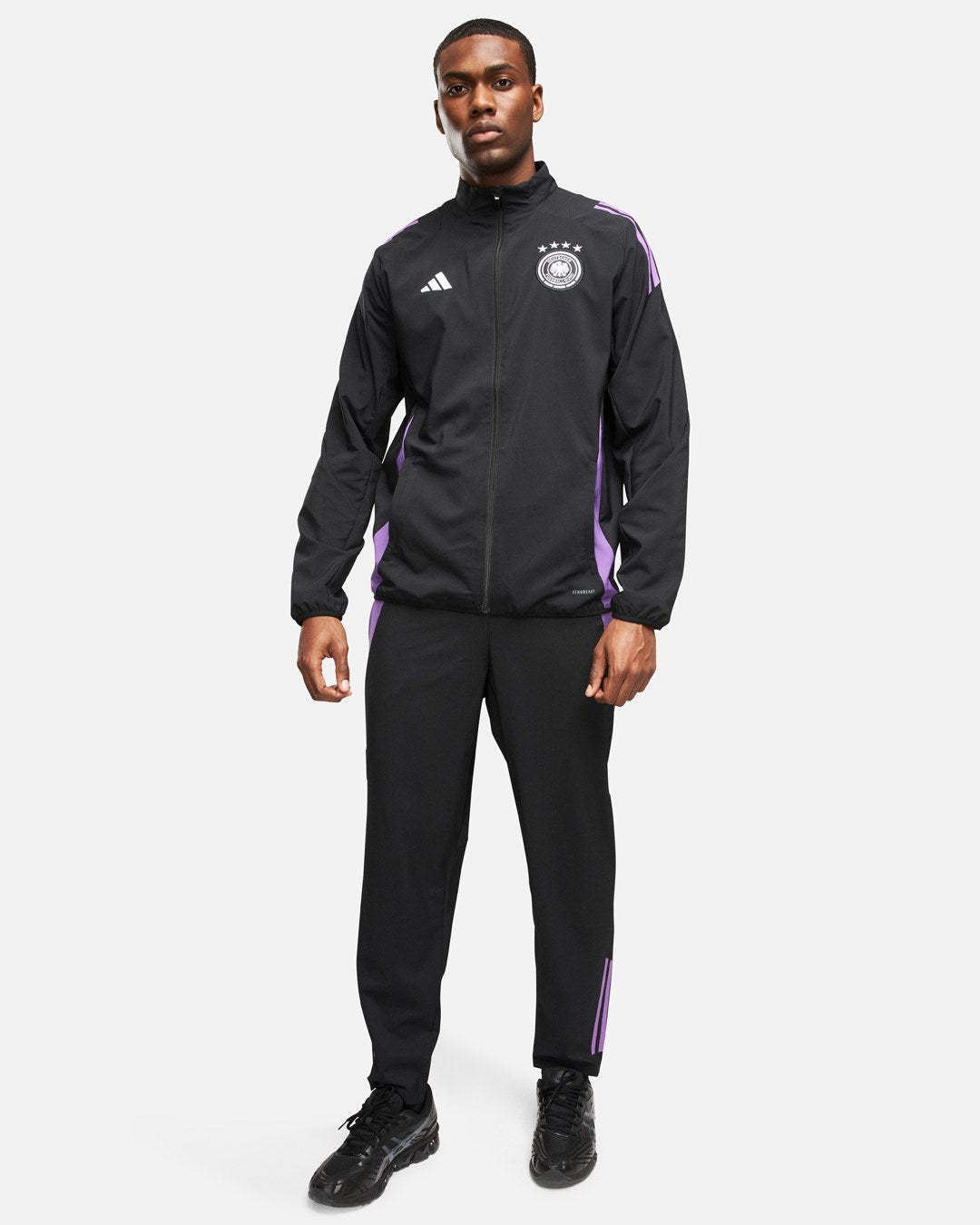 Veste de survêtement Allemagne 2024 - Noir/Violet