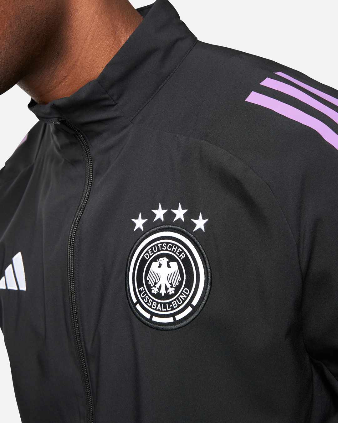 Veste de survêtement Allemagne 2024 - Noir/Violet