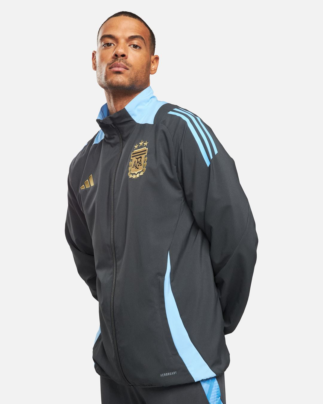 Veste de survêtement Argentine 2024 - Gris/Bleu