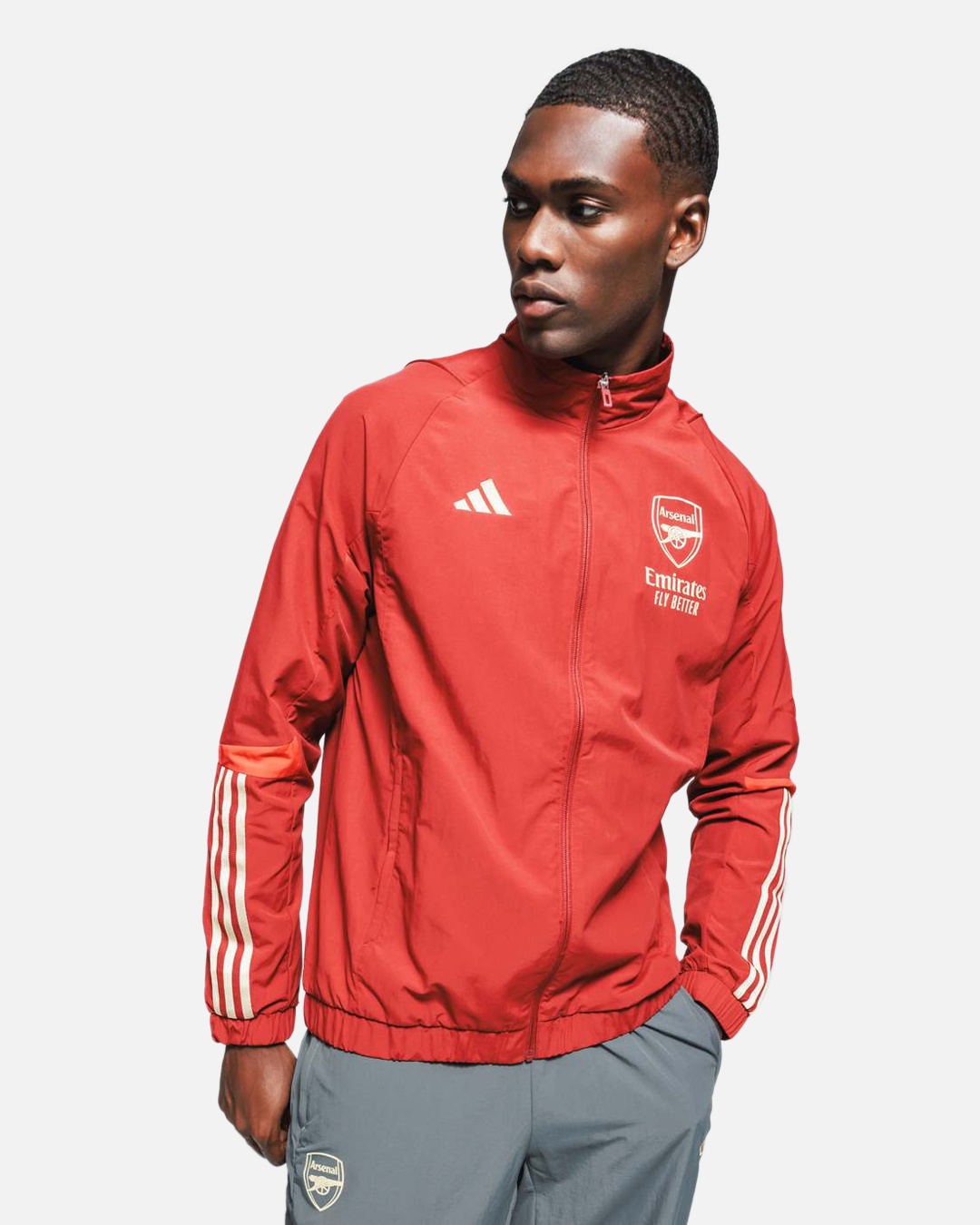 Veste de survêtement Arsenal 2023/2024 - Rouge/Doré