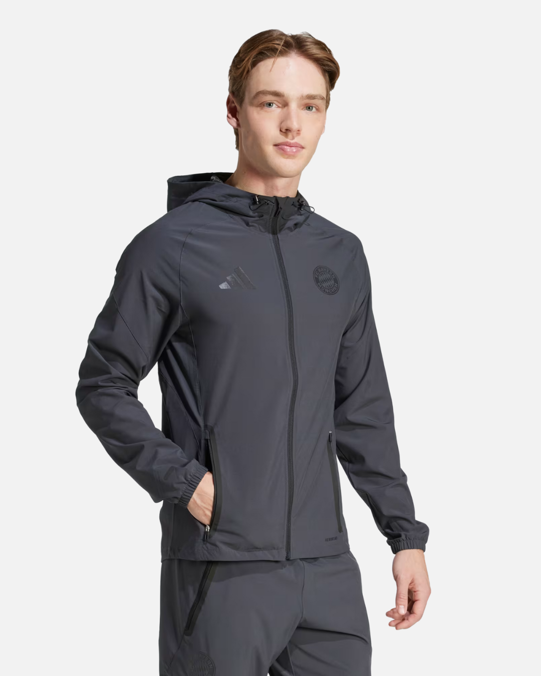 Bayern Munich Track Jacket - Grey