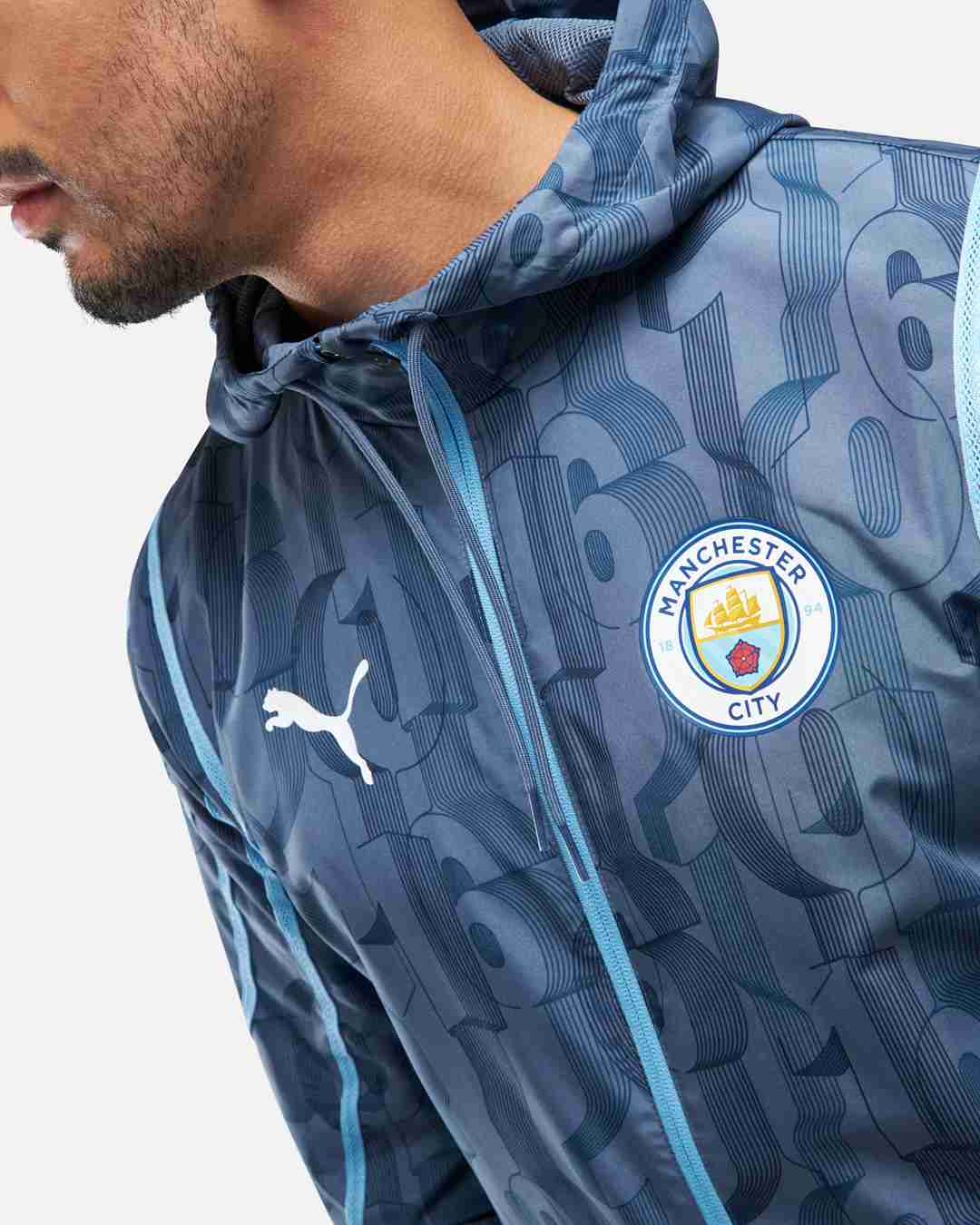 Veste de survêtement Manchester City 2024/2025 - Bleu