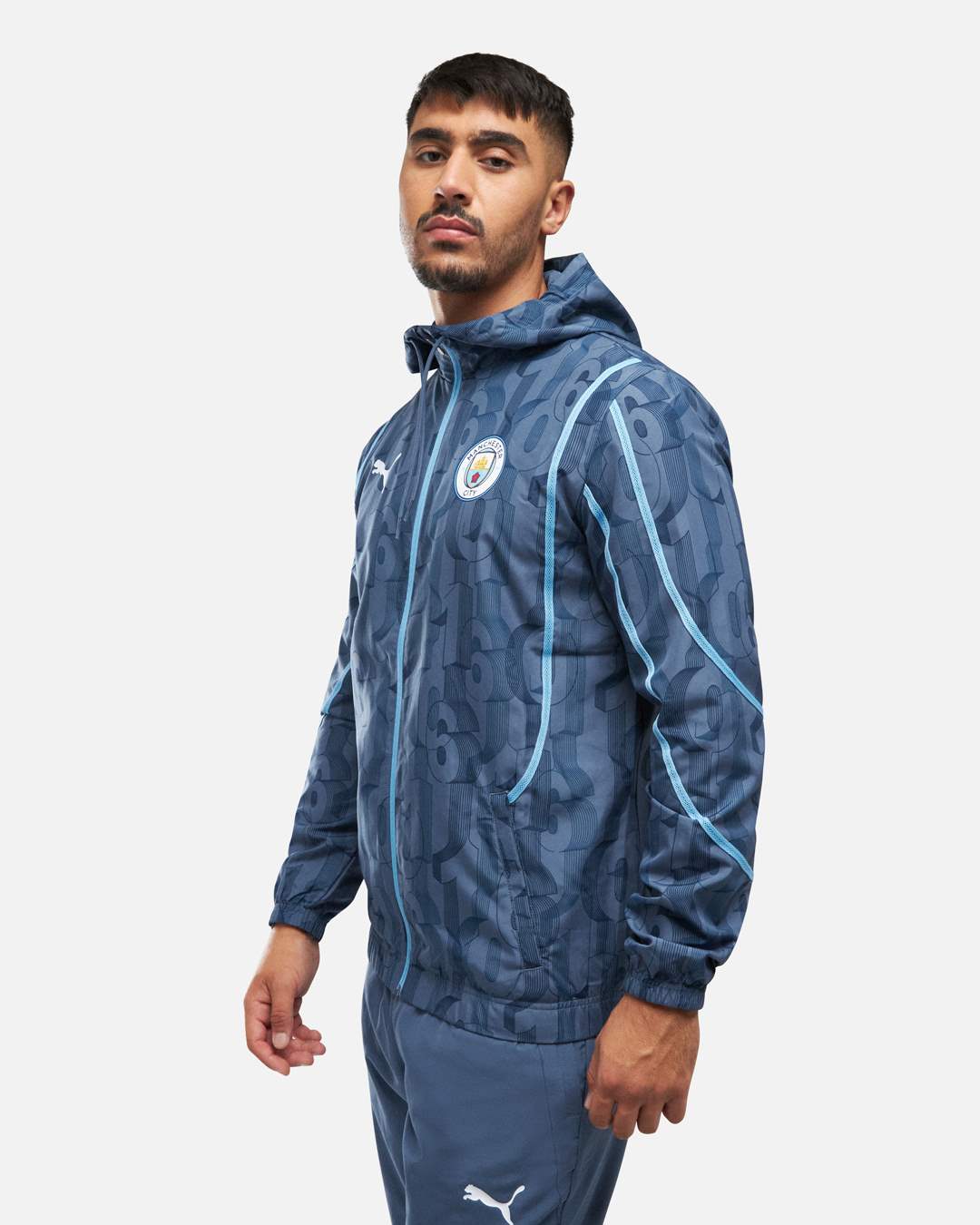 Veste de survêtement Manchester City 2024/2025 - Bleu