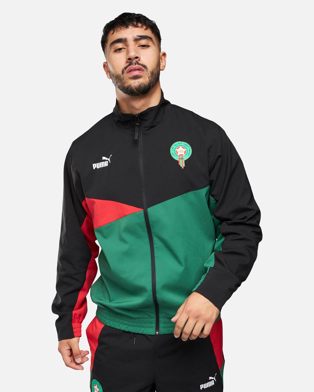Jacket Ensemble Foot Chelsea Maroc 2024 Track Jacket Black/Red