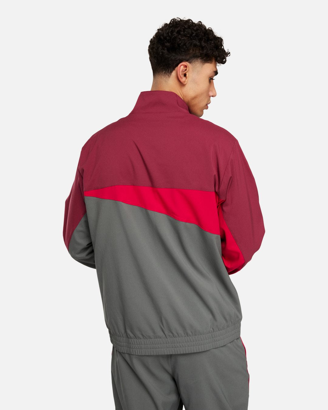 Veste de survêtement Milan AC 2023/2024 - Rouge/Gris