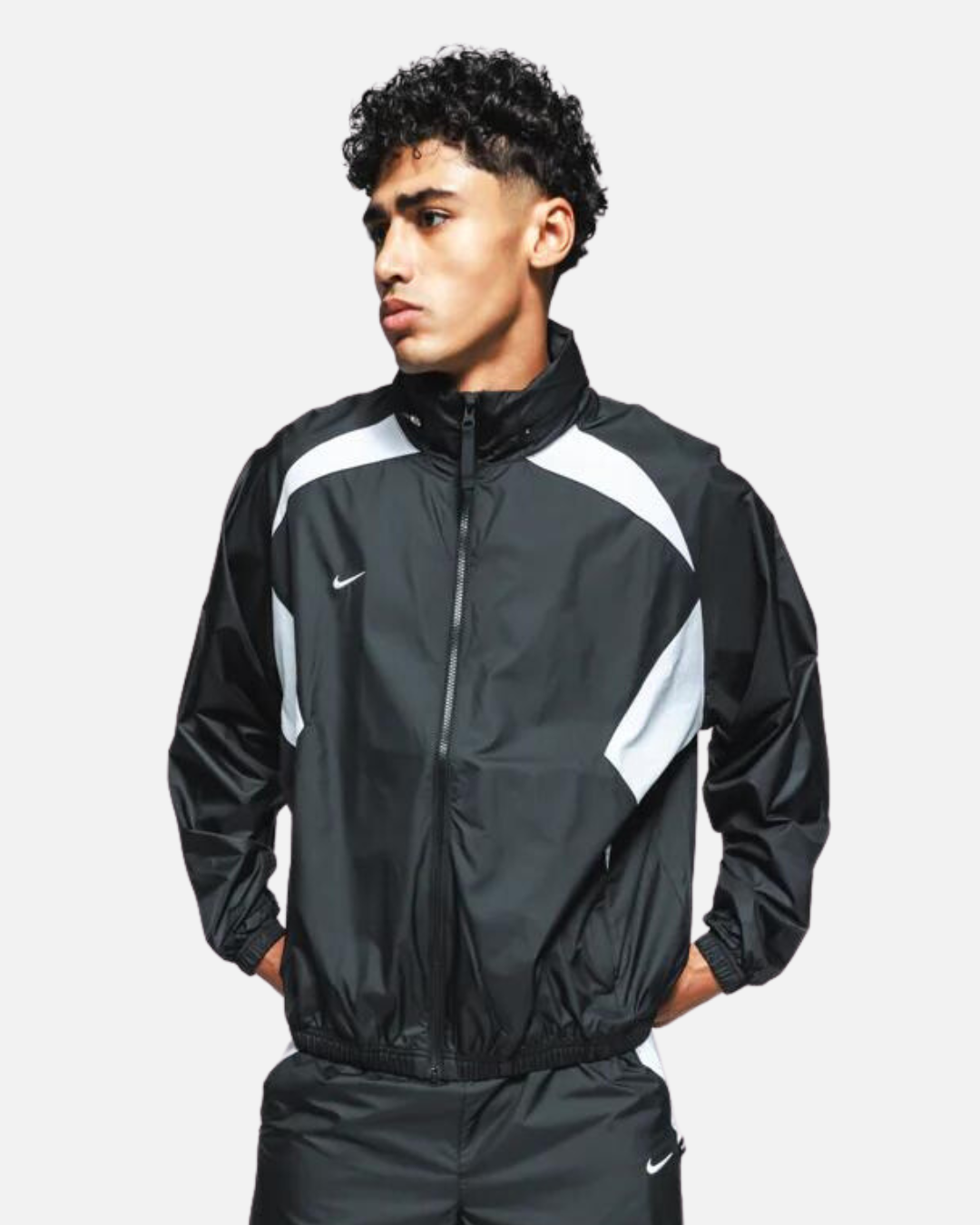 Veste de survêtement Nike FC Repel - Noir/Blanc