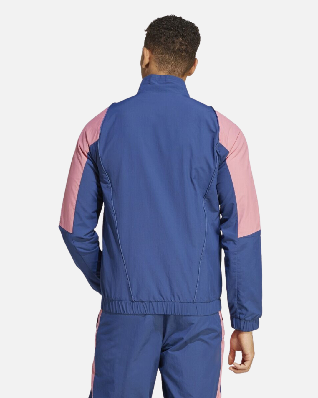 Veste de survêtement OL 2023/2024 - Bleu/Rose