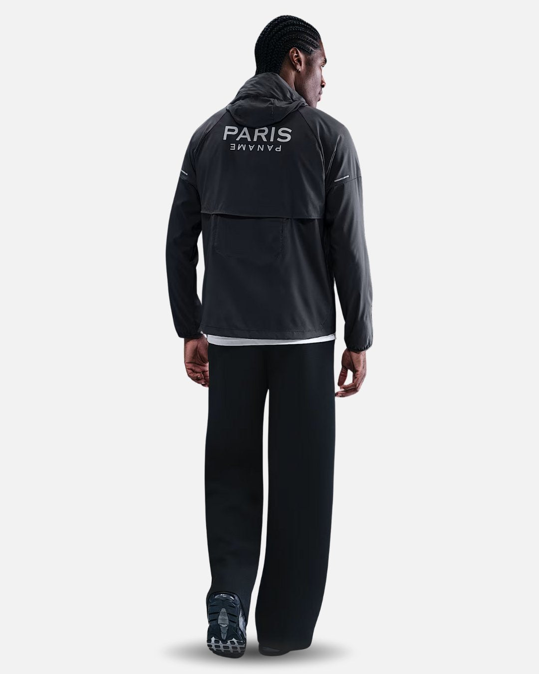 Veste de survêtement PSG Running 2025/2026 - Noir