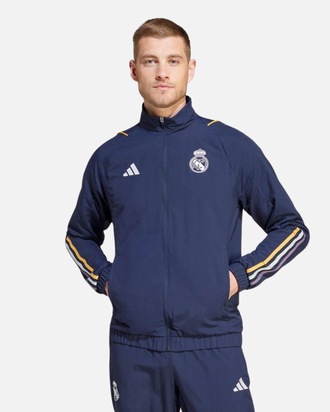 Veste de survêtement Real Madrid 2023/2024 - Bleu