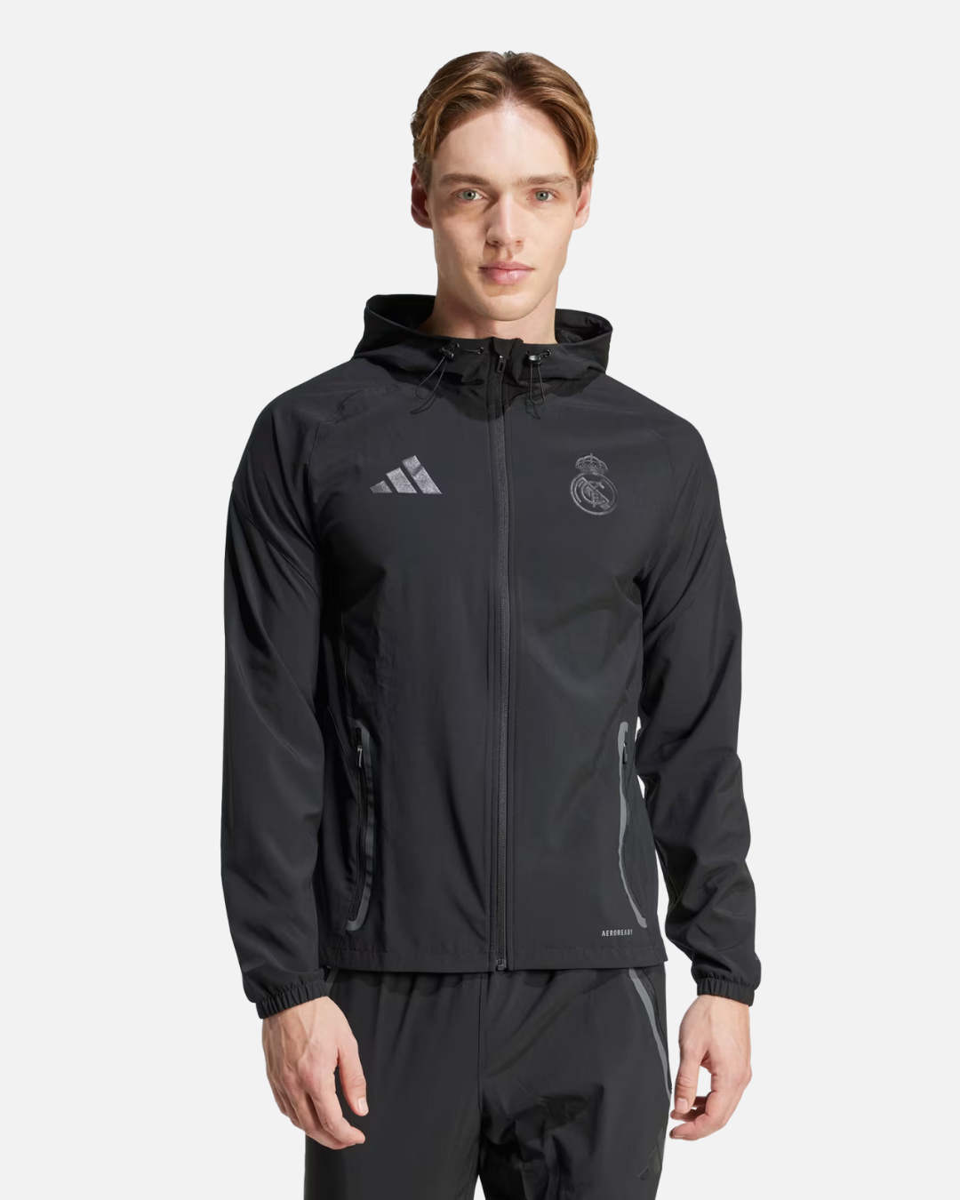 Real Madrid Track Jacket - Black