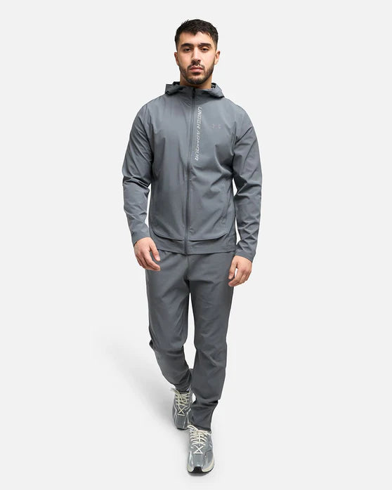 Under Armor Outrun The Storm Track Jacket - Gray