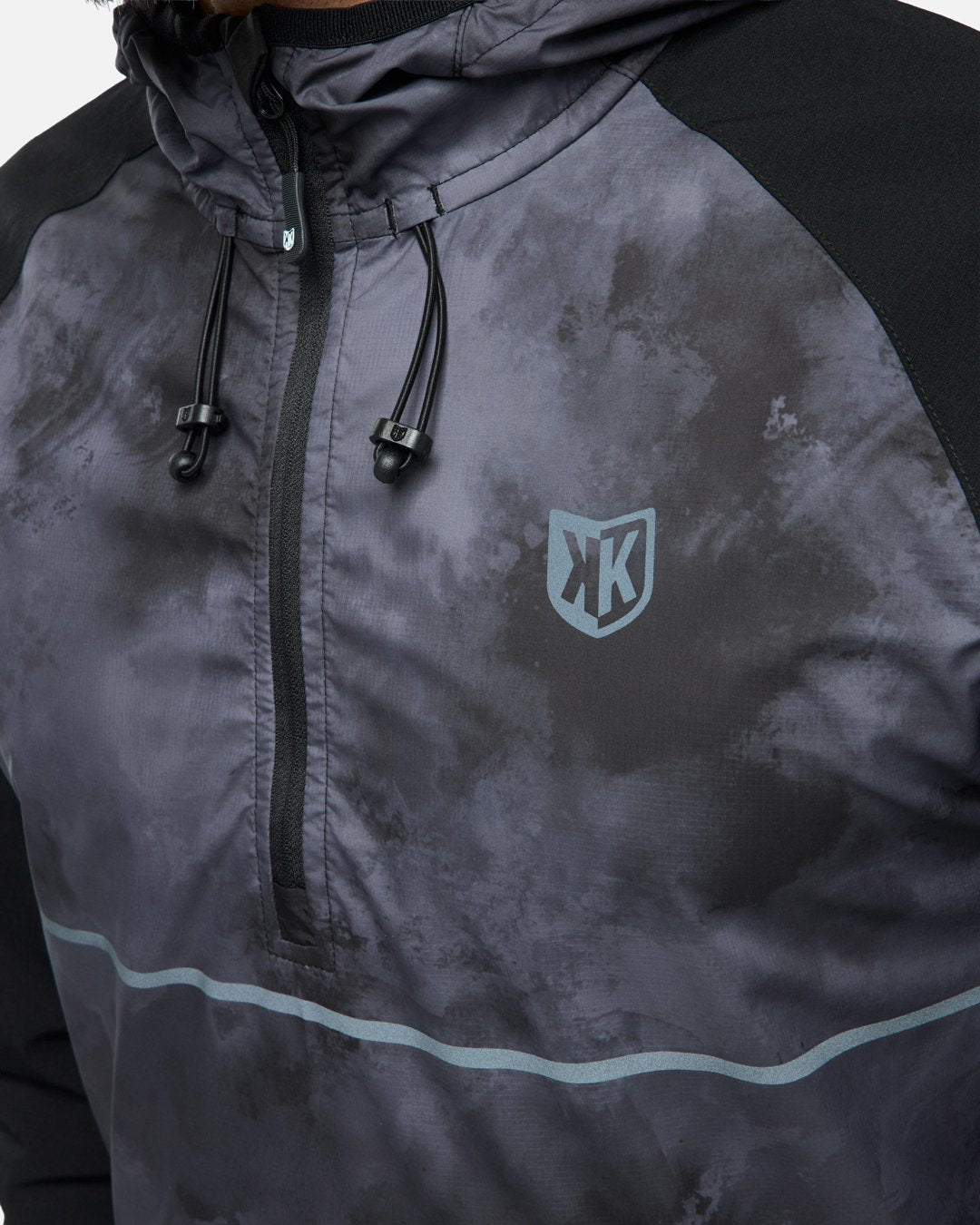 fk freeze black half-zip top {Color}