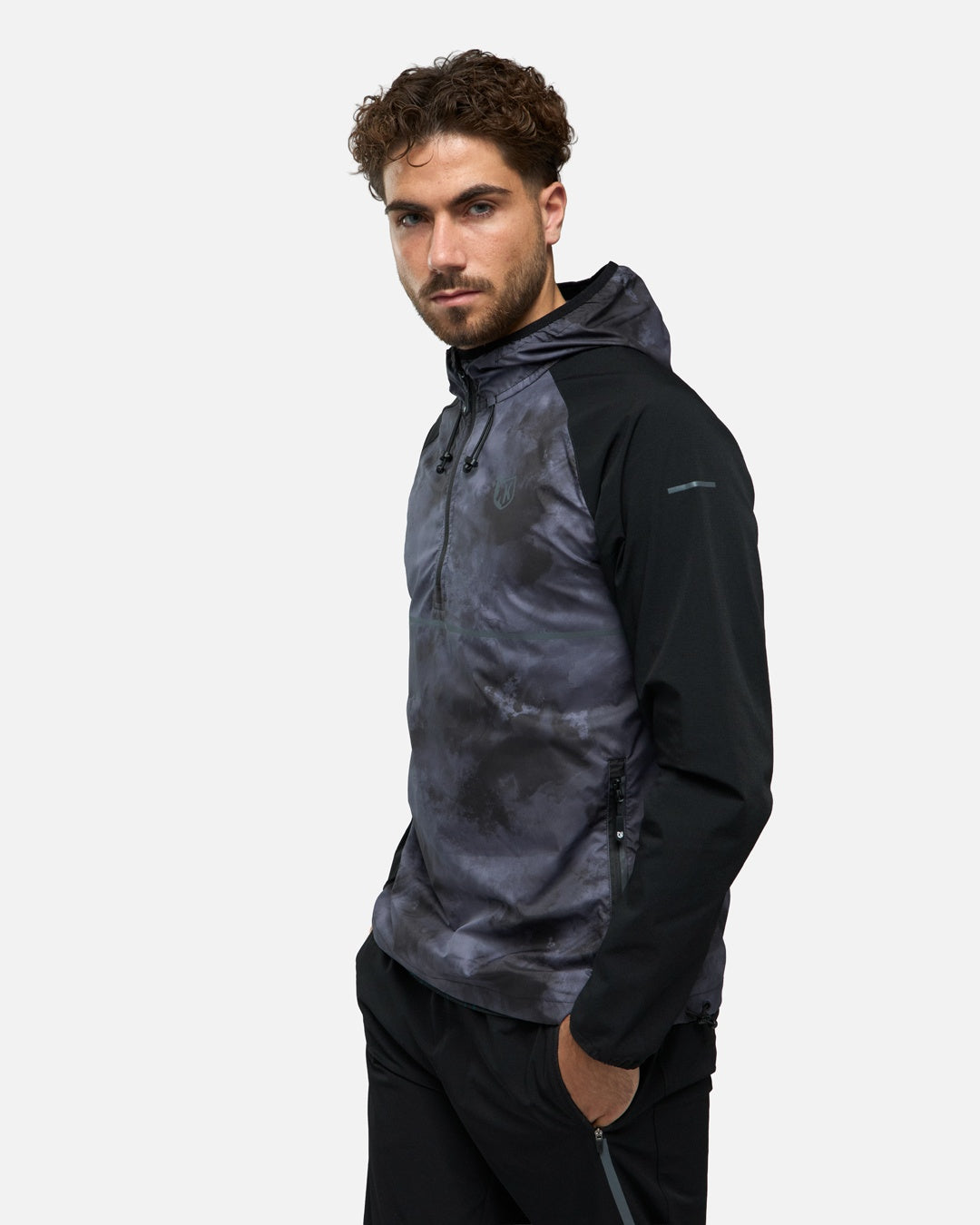 fk freeze black half-zip top {Color}