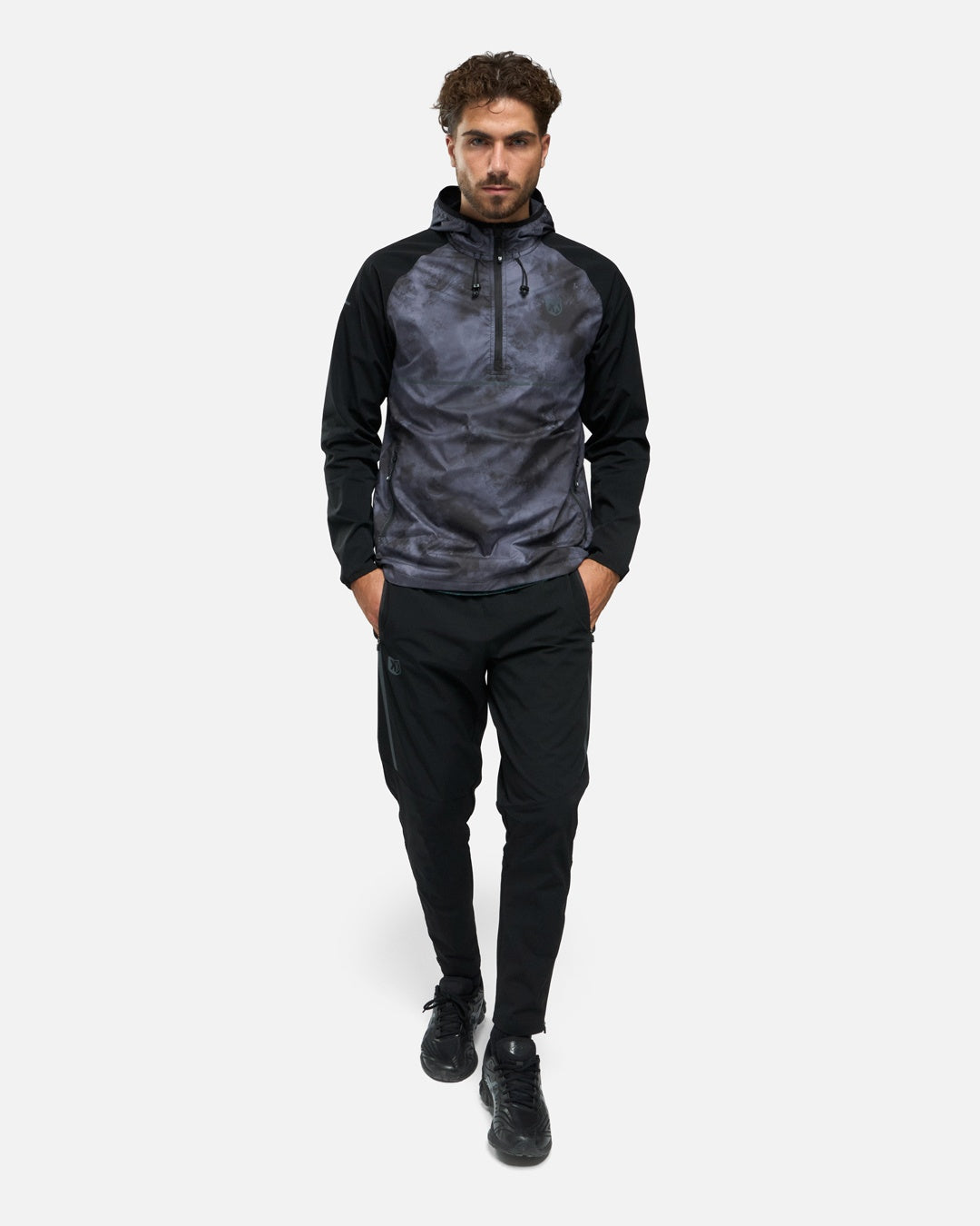 fk freeze black half-zip top {Color}