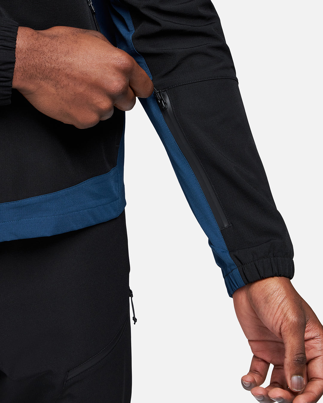 Chaqueta con capucha FK - Azul/Negro