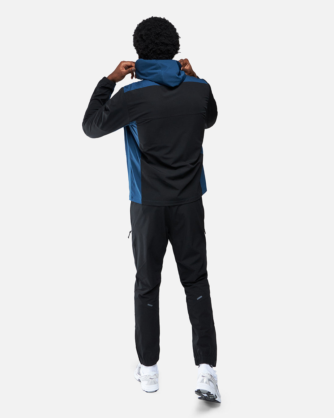 Chaqueta con capucha FK - Azul/Negro
