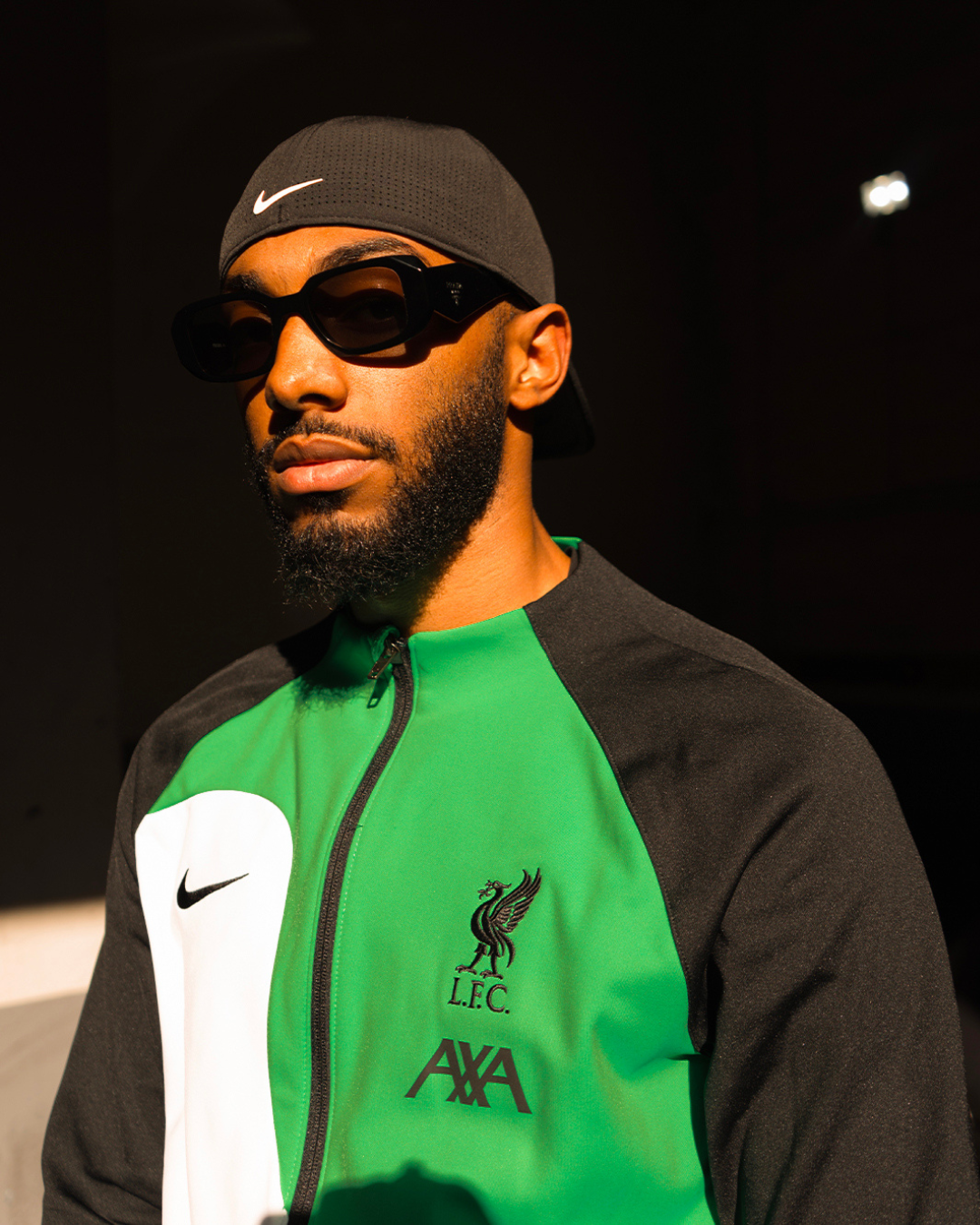 Chaqueta Liverpool FC Academy Pro - Negro/Verde/Blanco