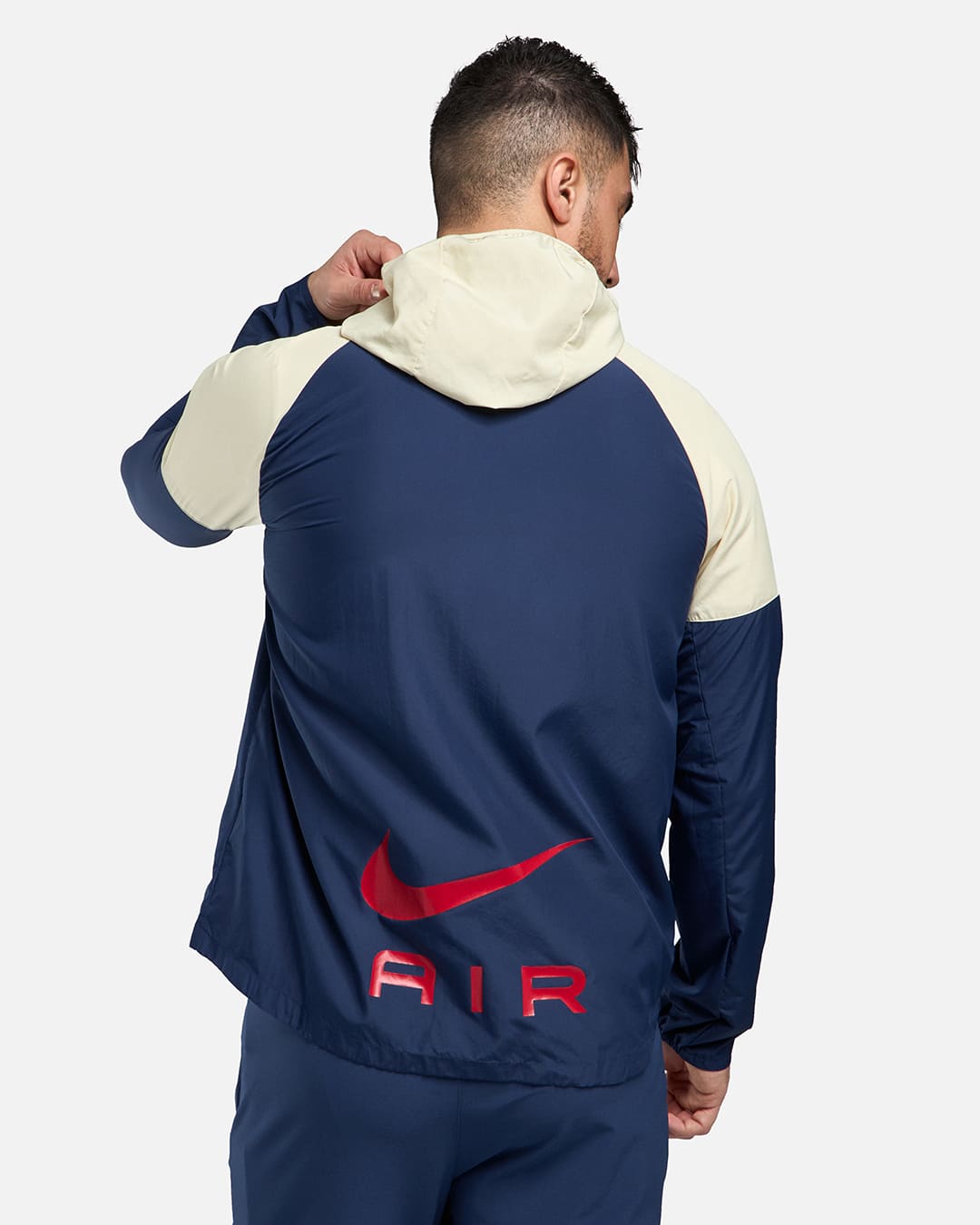 Veste Nike Running Air Blanc Marine Footkorner veste-nike-running-air-blanc-marine-footkorner