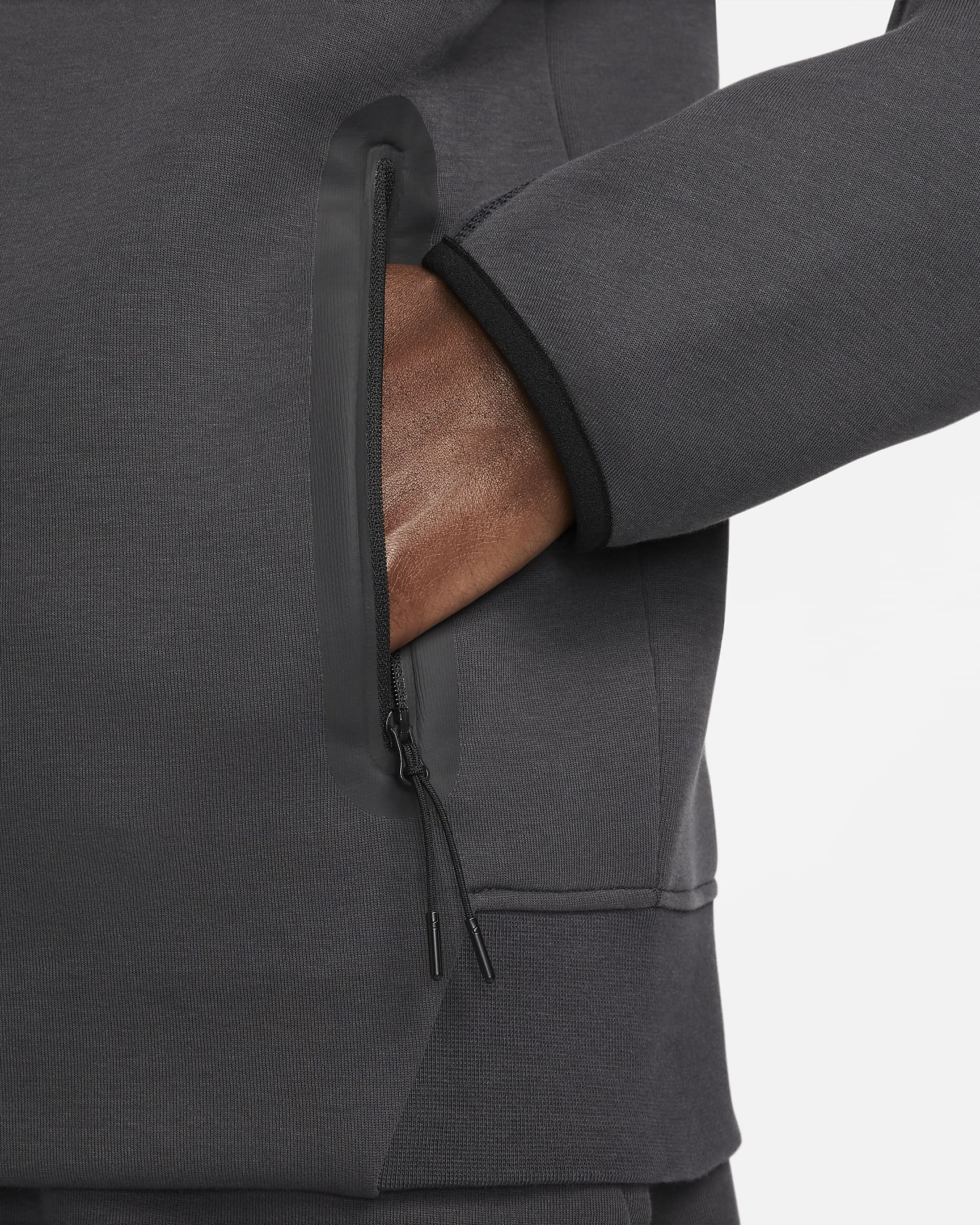 Veste Nike Tech Fleece Windrunner - Noir/Gris Anthracite