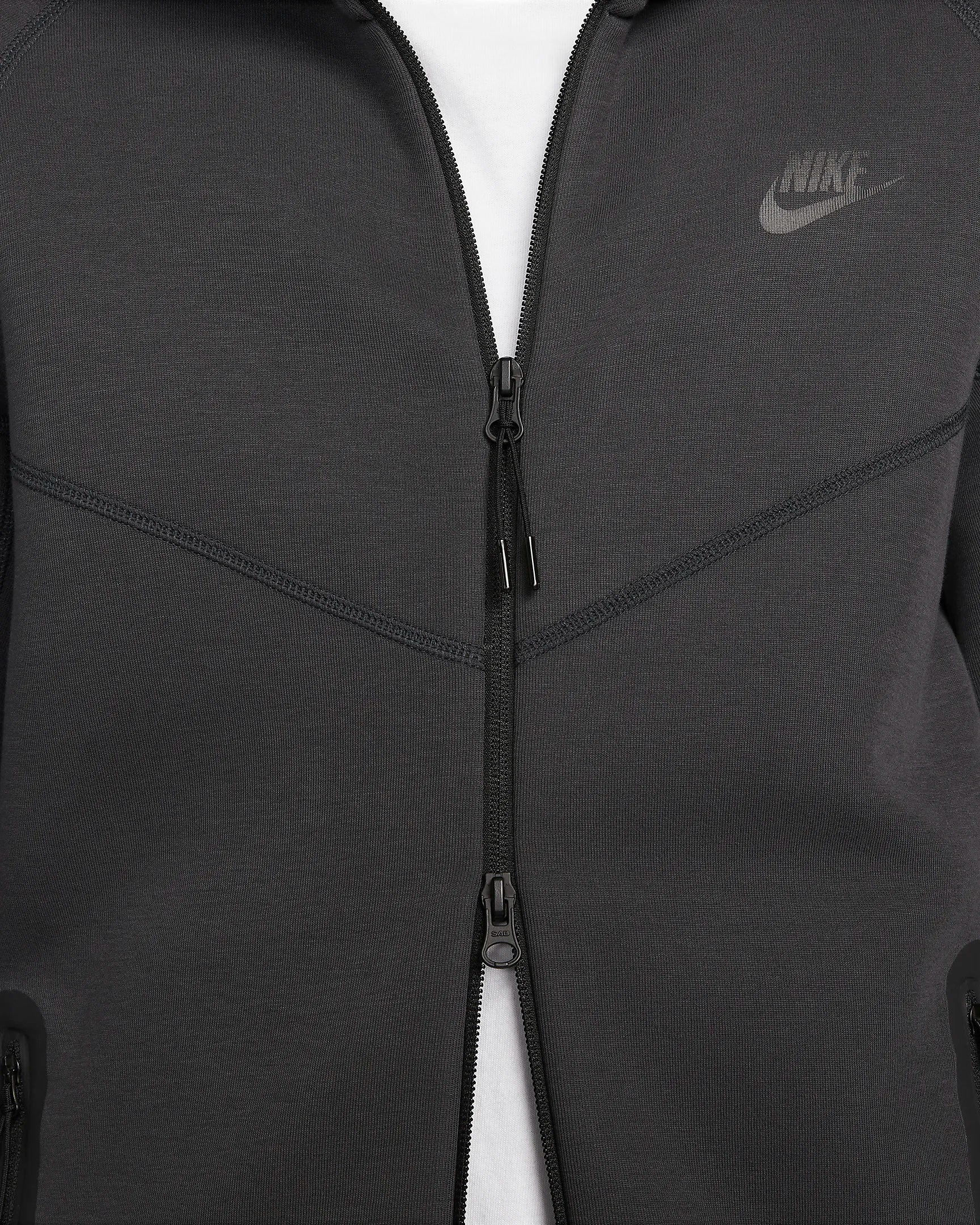 Veste Nike Tech Fleece Windrunner - Noir/Gris Anthracite