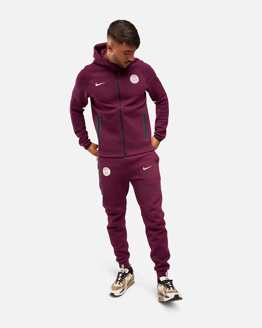 Maglia PSG Tech Fleece Windrunner 2024/2025 - Bordeaux