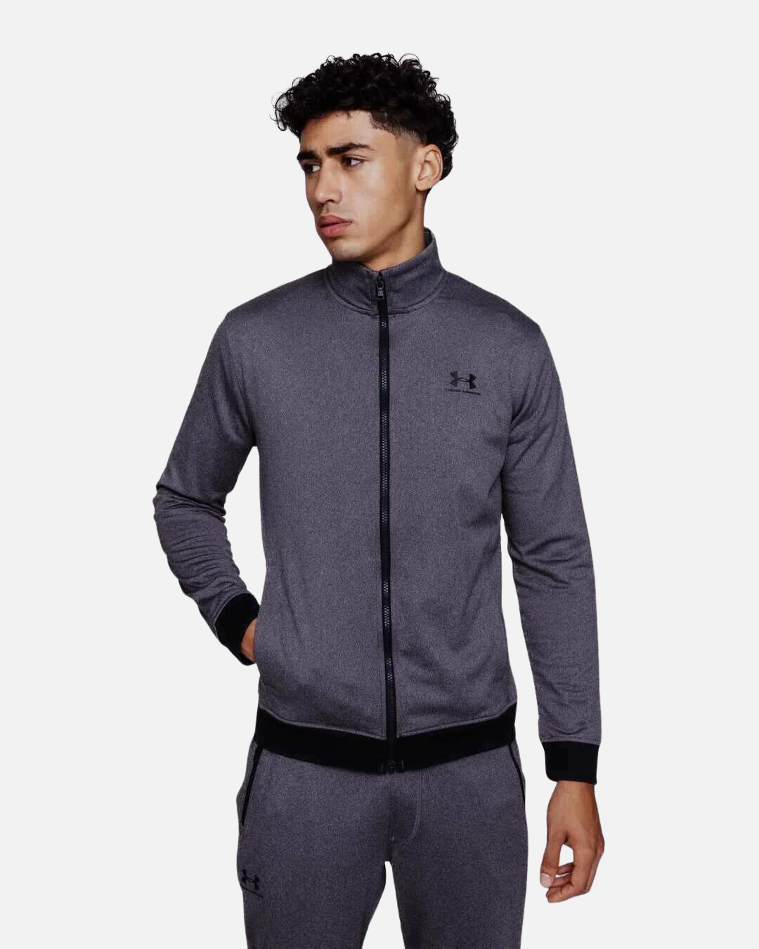 Under Armor Sportstyle Track Jacket - Grey/Black – Footkorner