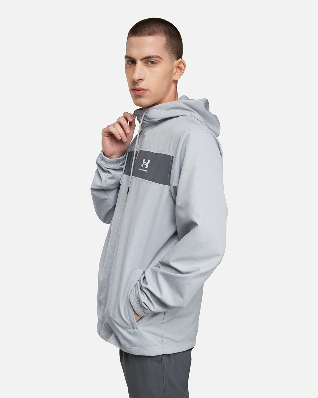Weste Under Armour Sportstyle Windjacke – Grau