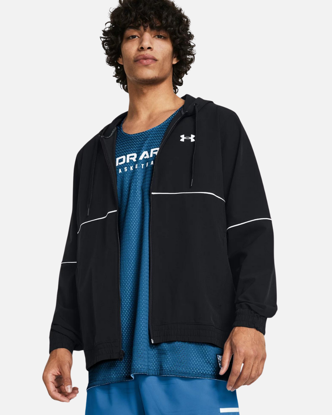 Veste Under Armour Zone Woven - Noir