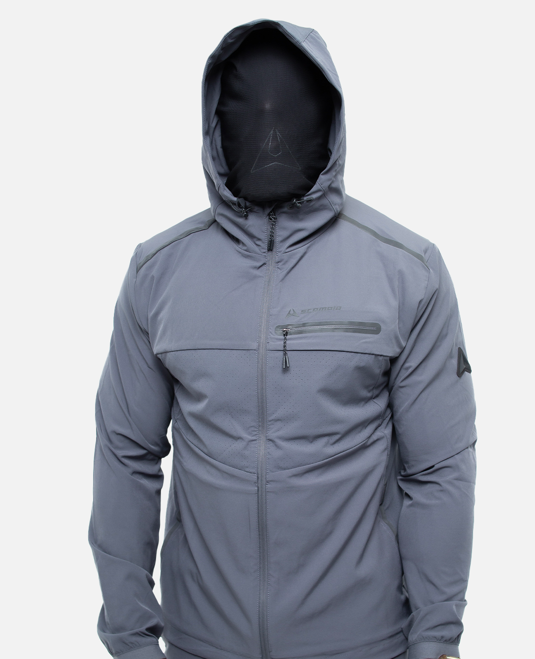 Survêtement Scampia Running Gara Cagoule intégrée - Noir - Footkorner - Footkorner