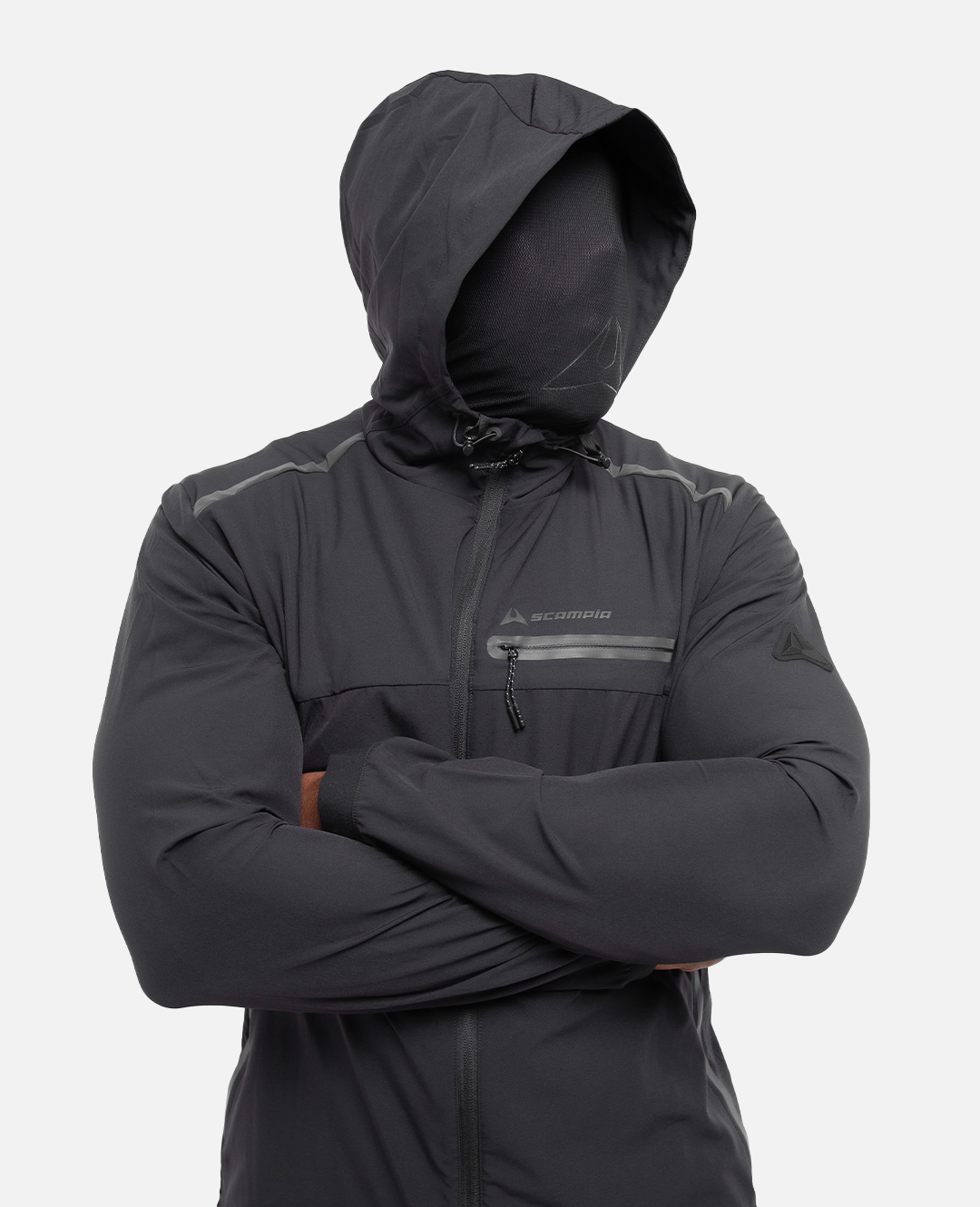 Survetement Scampia Gara Cagoule integree Noir Footkorner