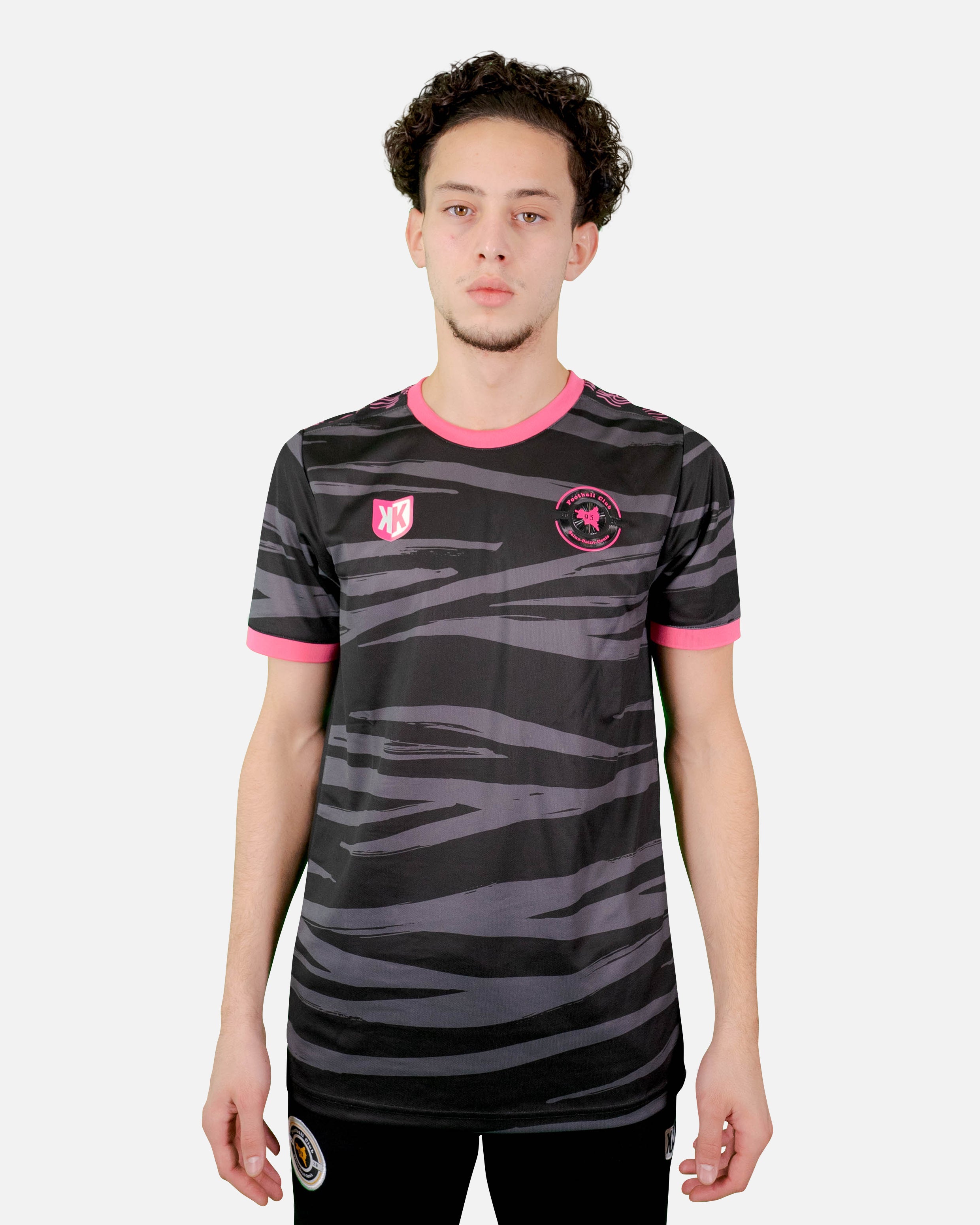 Maglia Home FC93 - Nero/Grigio/Oro - Footkorner - Footkorner