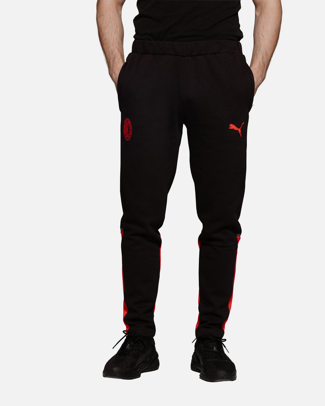AC Milan Casuals Sweatpants - Black/Red